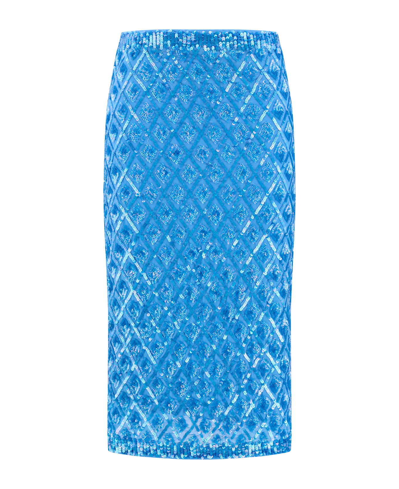 Parosh Sequined Midi Skirt