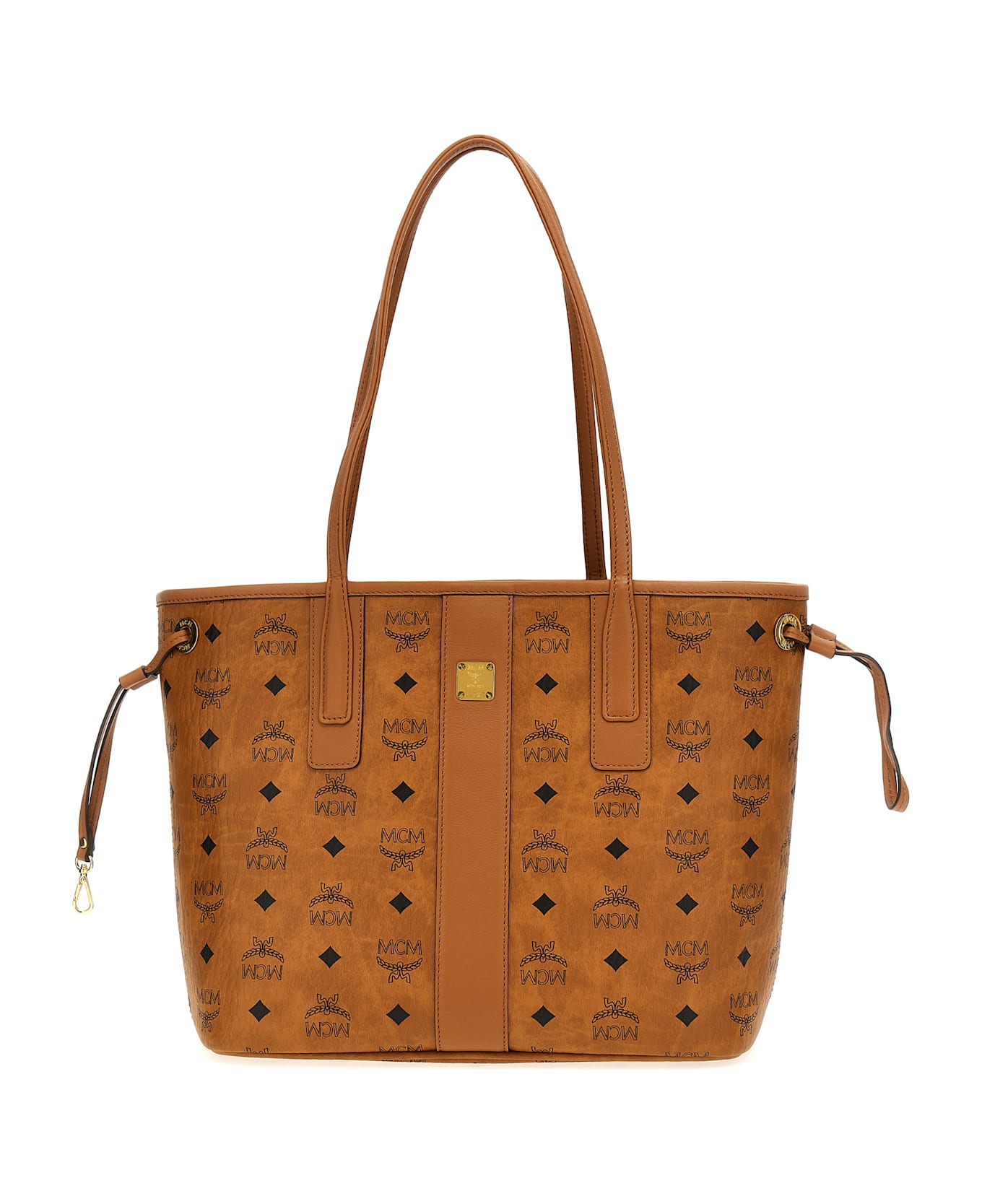 MCM 'liz' Small Reversible Shopping Bag - Brown
