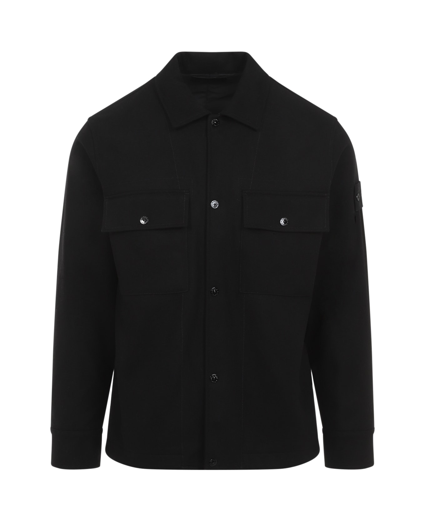 Stone Island Ghost Overshirt - Black ジャケット