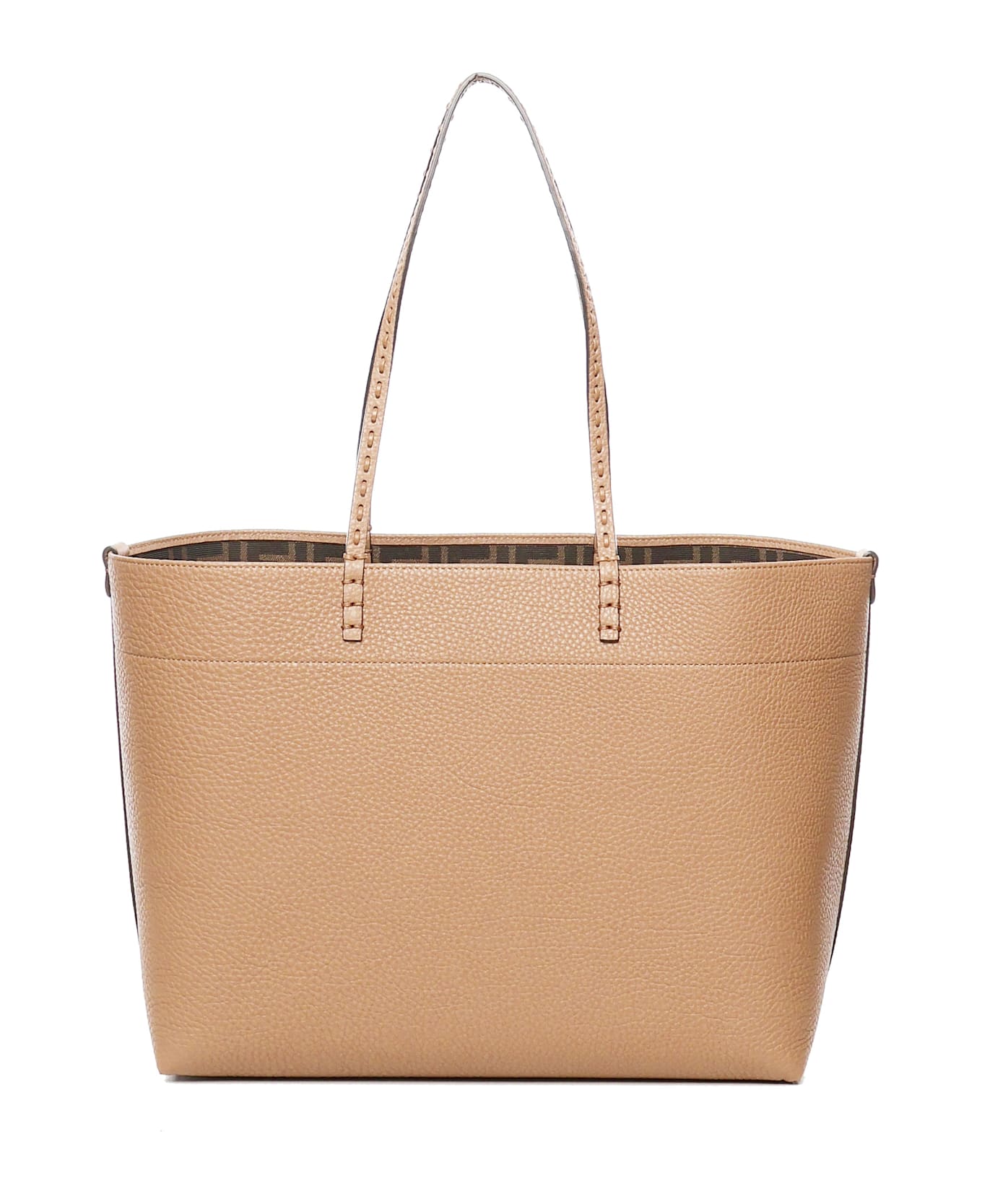 Fendi Medium Roll Bag - Cappuccino