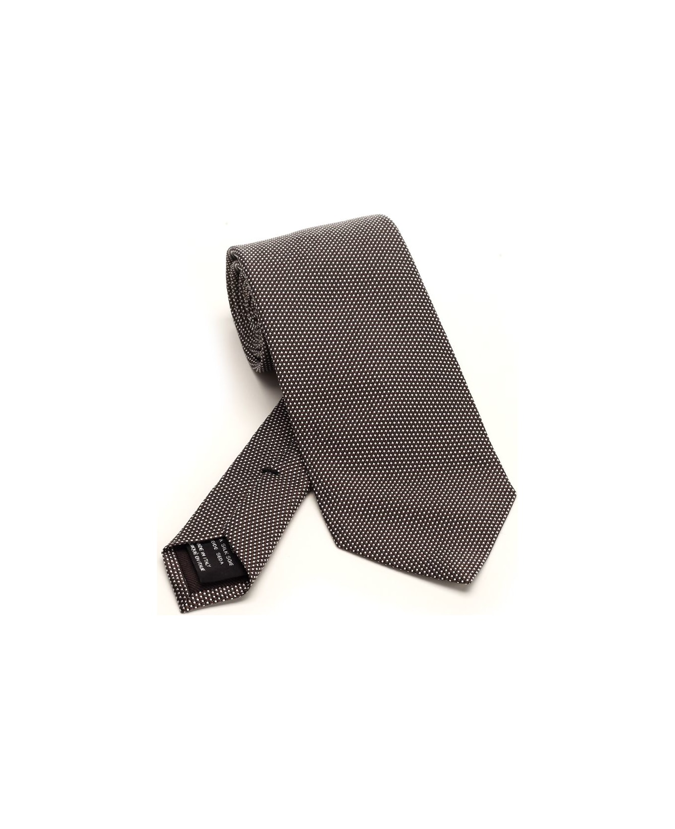 Tom Ford Polka Dot Tie - Brown