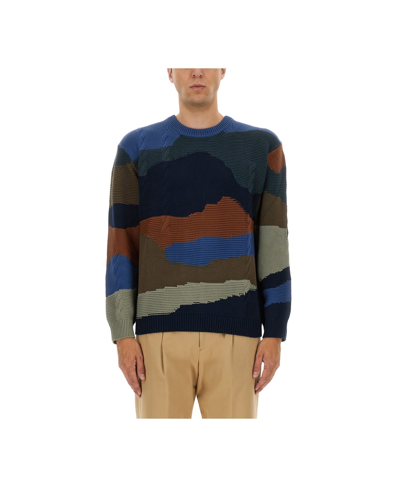PS by Paul Smith Jersey "mountains" - MULTICOLOUR