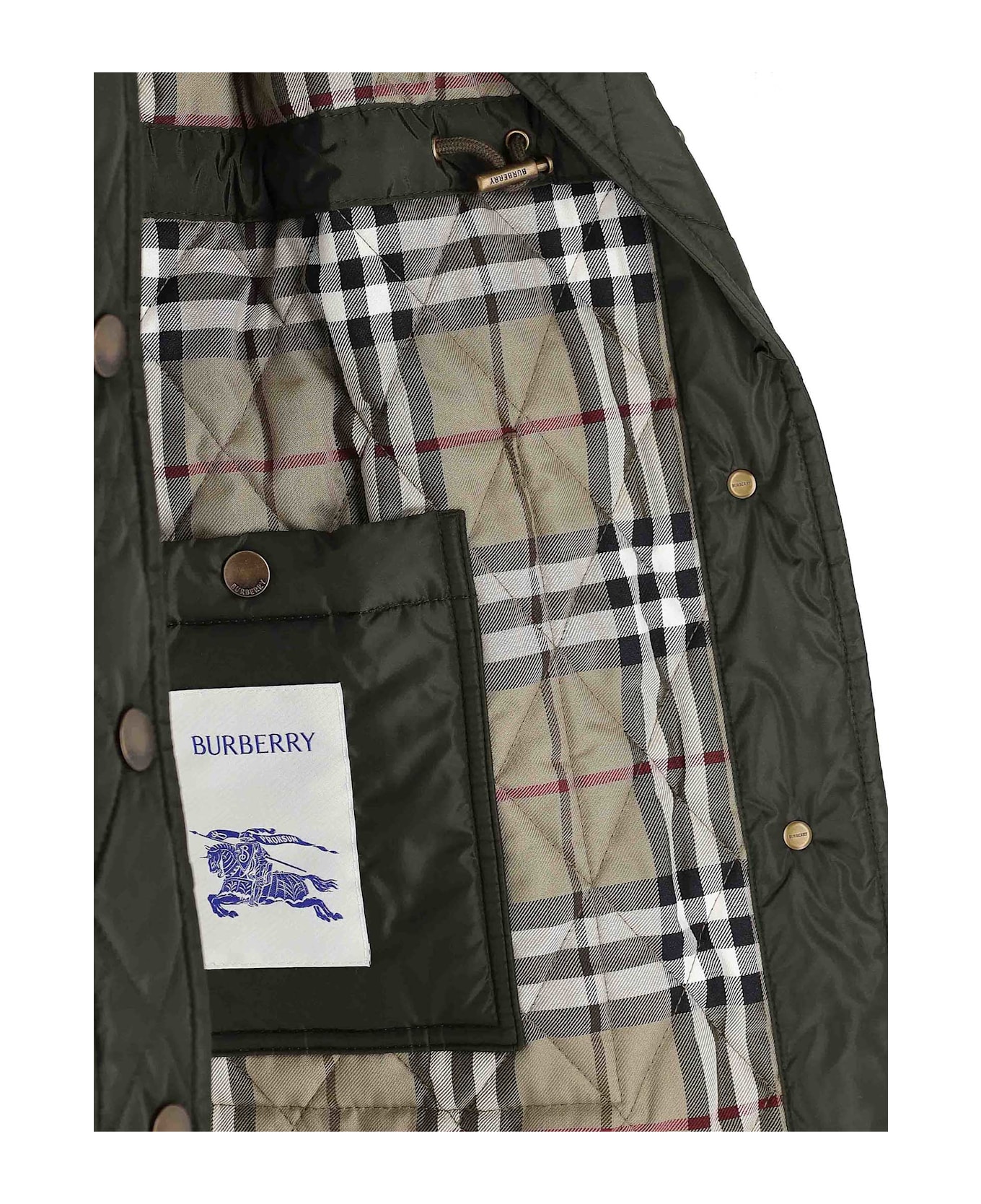 Burberry 'car Coat' Jacket - Green