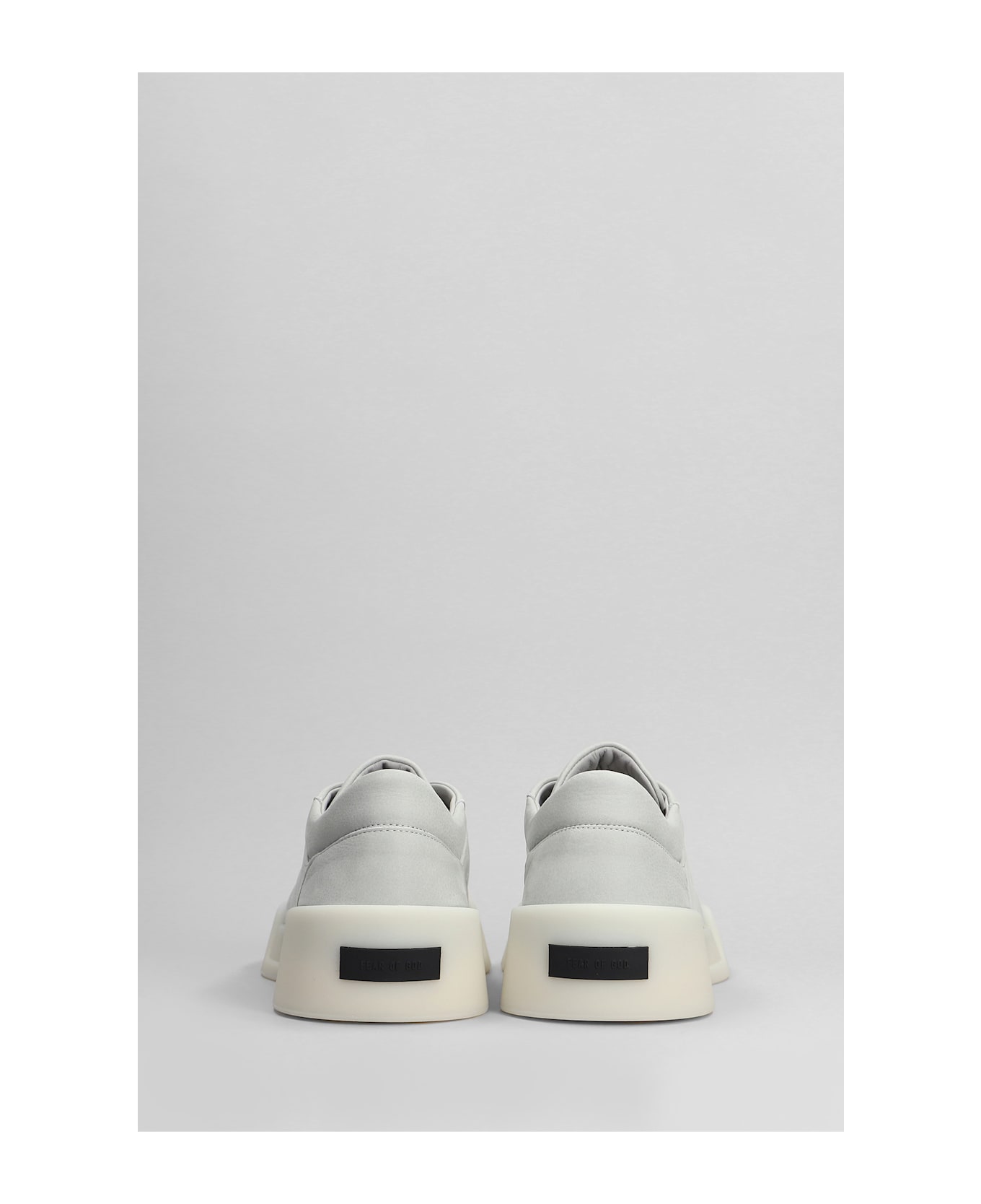 Fear of God Aerobic Low Sneakers In Grey Suede - grey