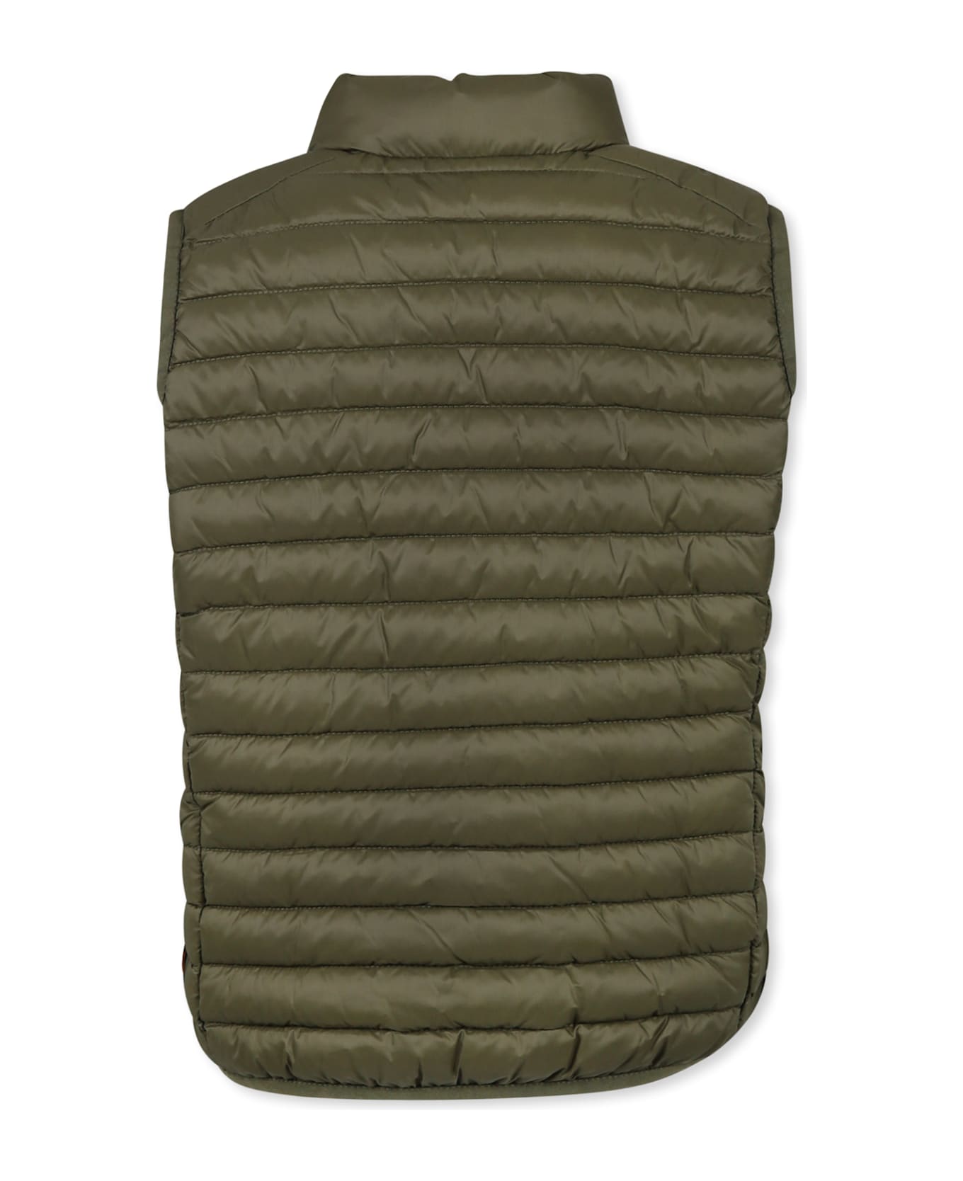 Save the Duck Green Dolin Vest For Boy With Logo - Green