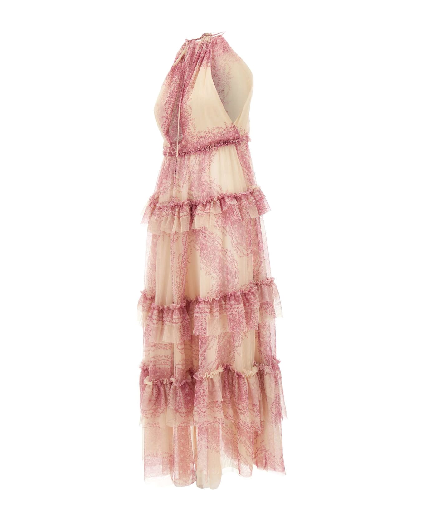 Philosophy di Lorenzo Serafini Tulle Dress - Pink/Beige ワンピース＆ドレス