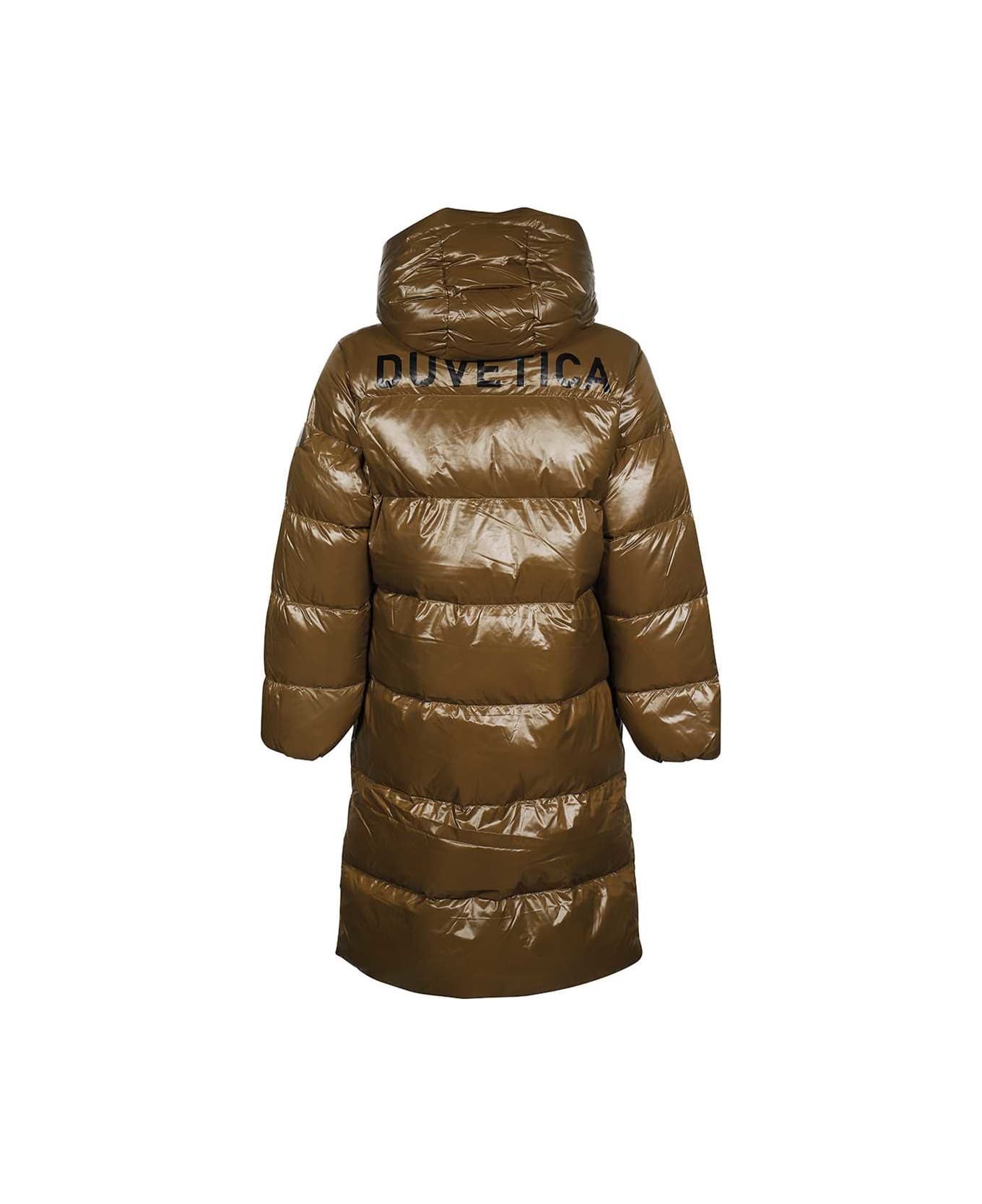 Duvetica Timavo Long Down Jacket - brown
