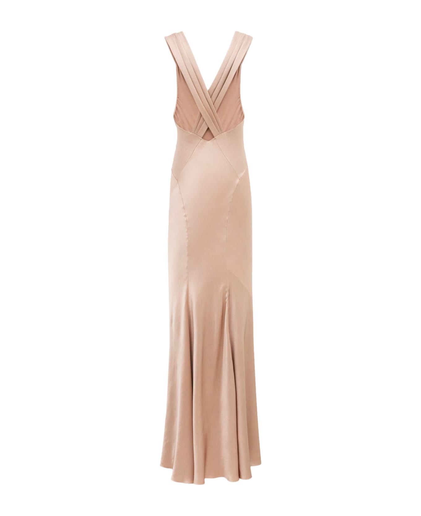 Saint Laurent Long Dress - Pink