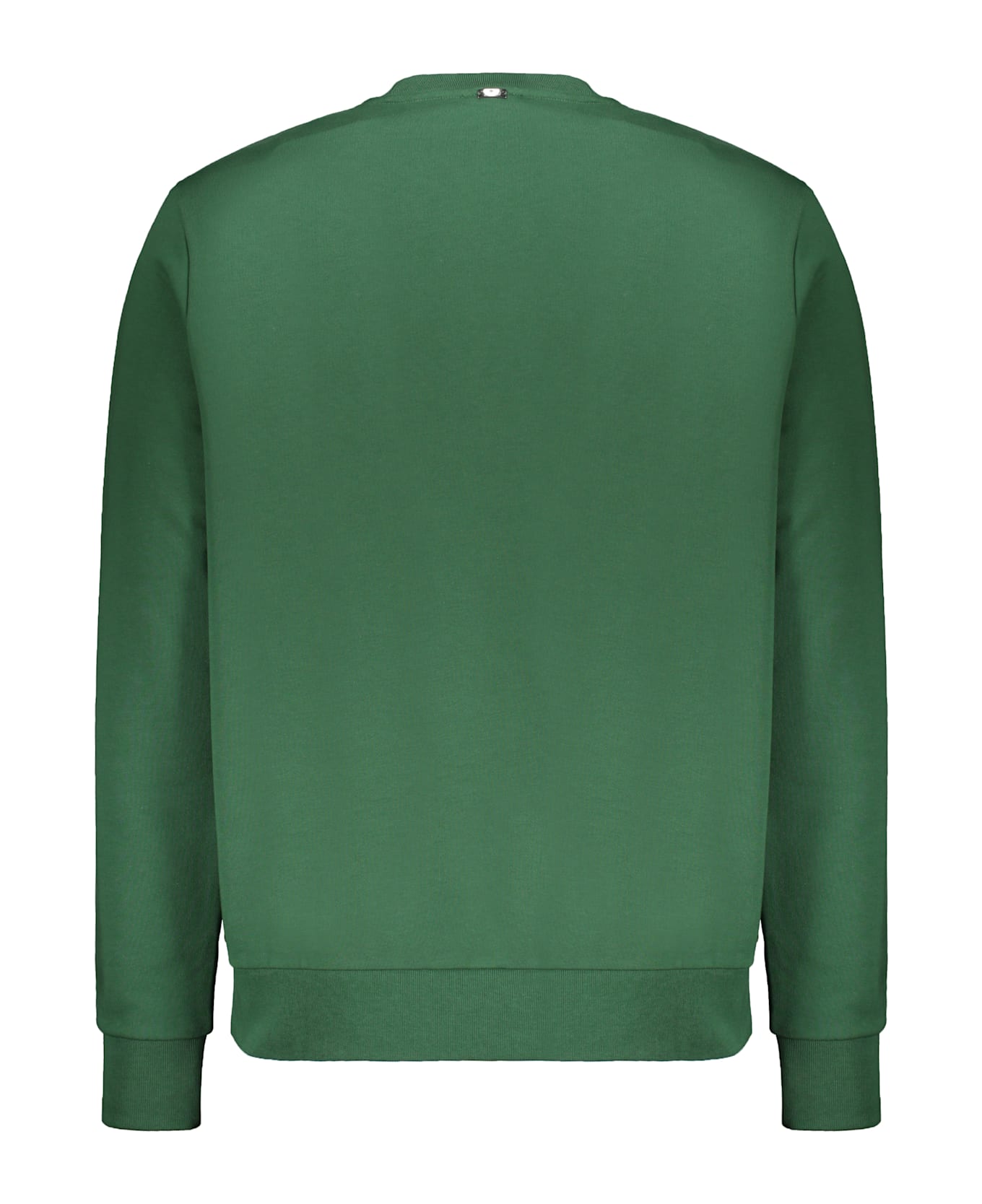Herno Green Cotton Sweatshirt With Original Design - green