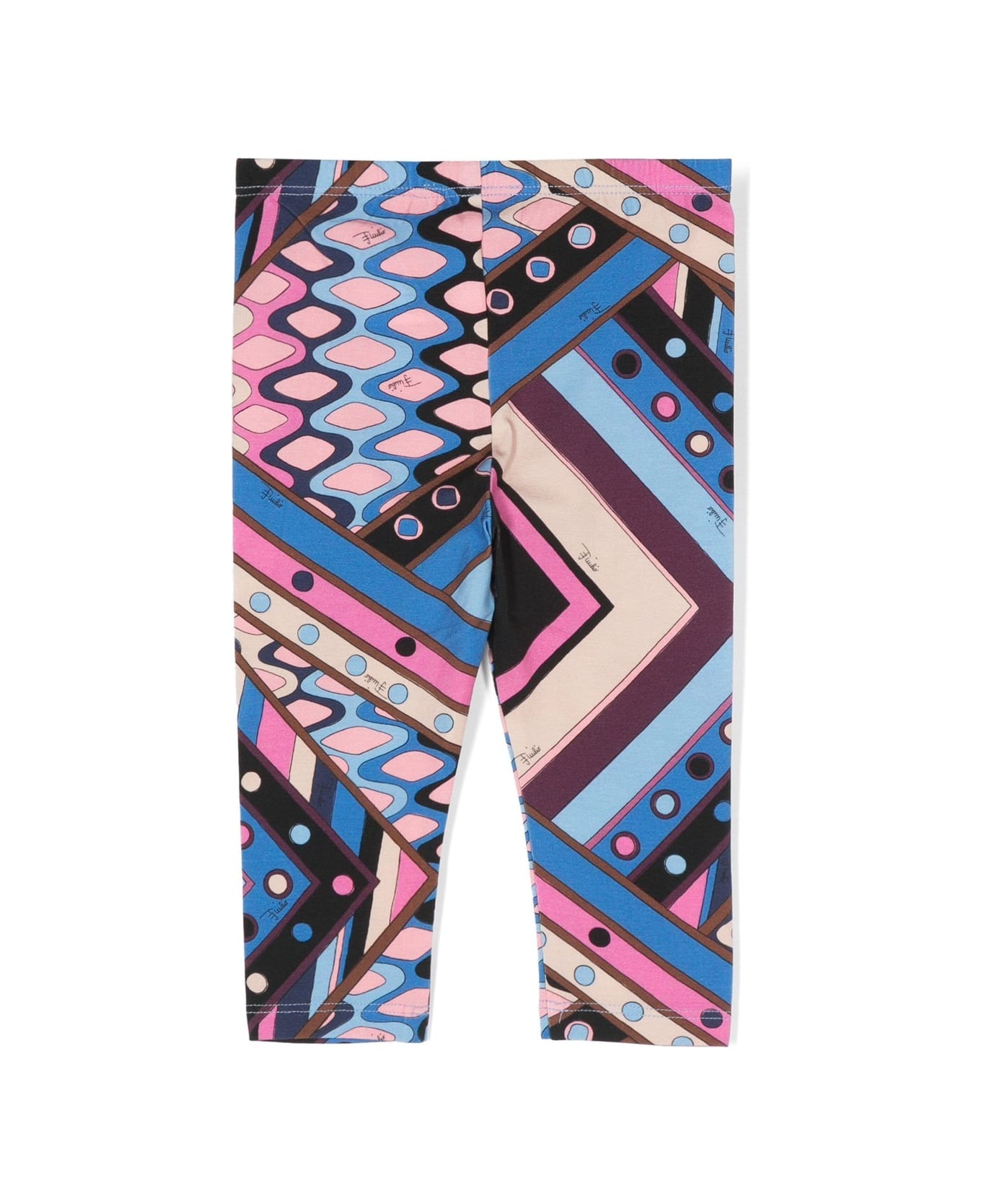 Pucci Leggings With Vivara Print - Black