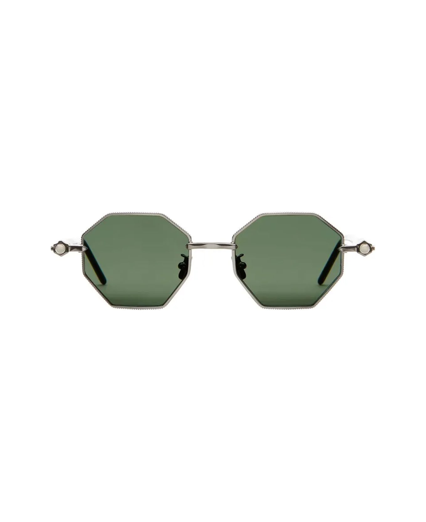 Kuboraum Maske P74 Bar Black Matte / Artichoke Sunglasses - Grigio
