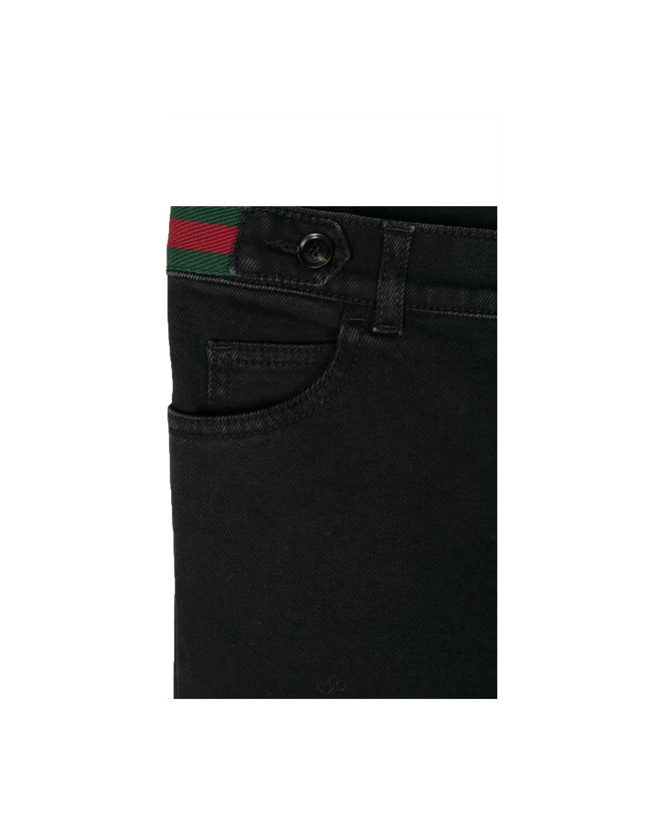 Gucci J Pants Black Denim/black/mix - DENIM