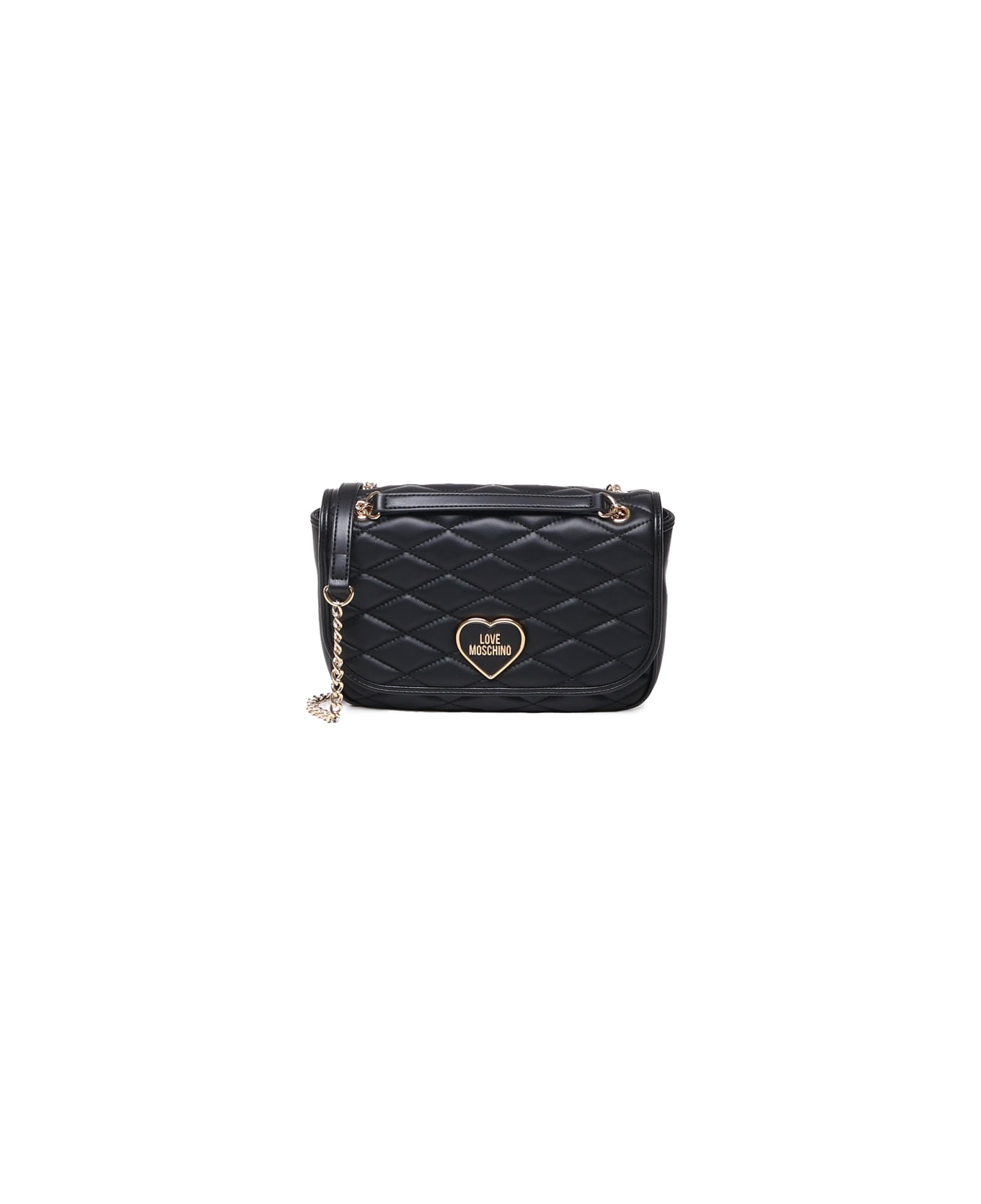 Love Moschino Quilted Shoulder Bag - Nero