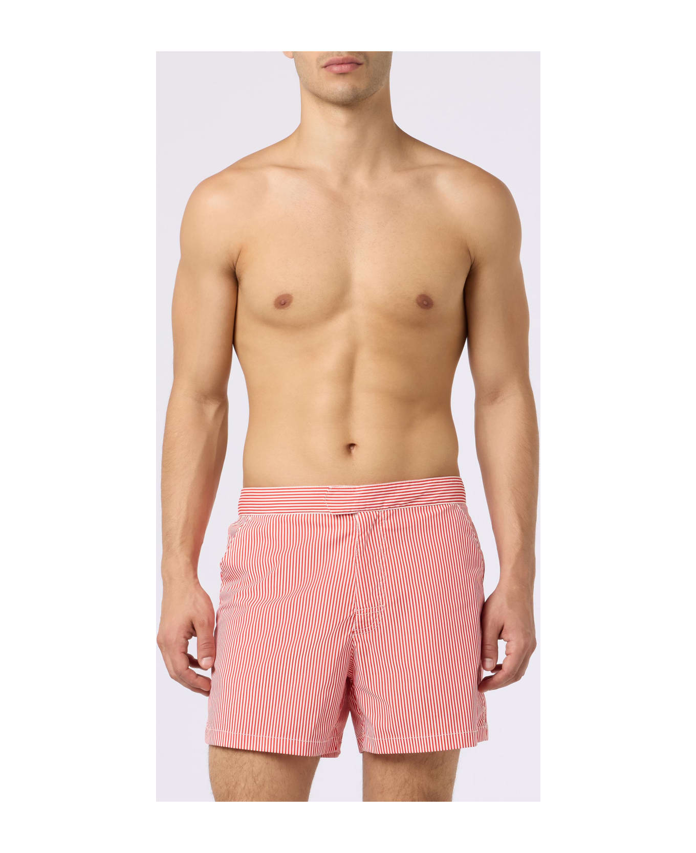 MC2 Saint Barth Man Short-length Swim Shorts Master - RED