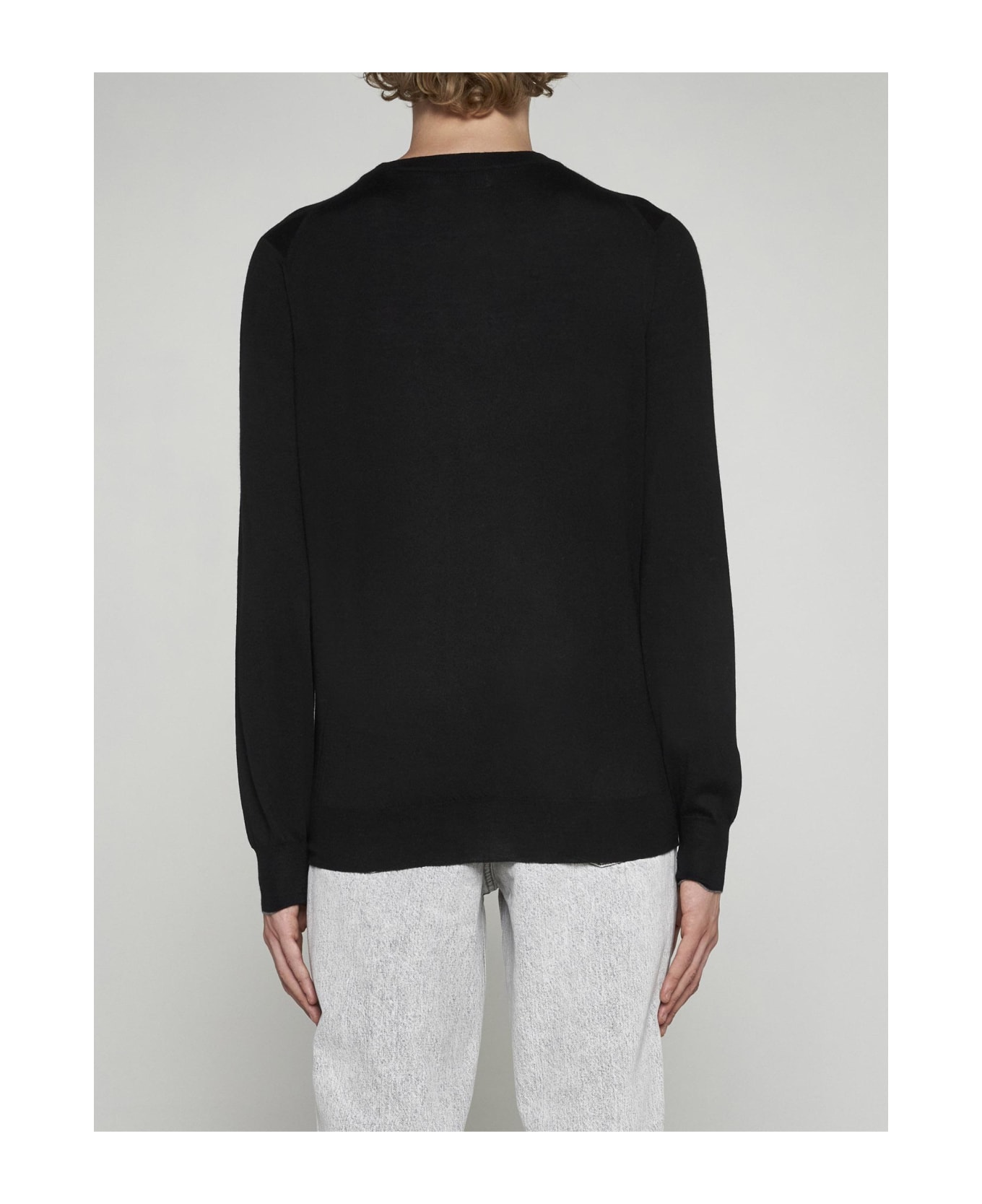 Brunello Cucinelli Wool And Cashmere Sweater - Black フリース