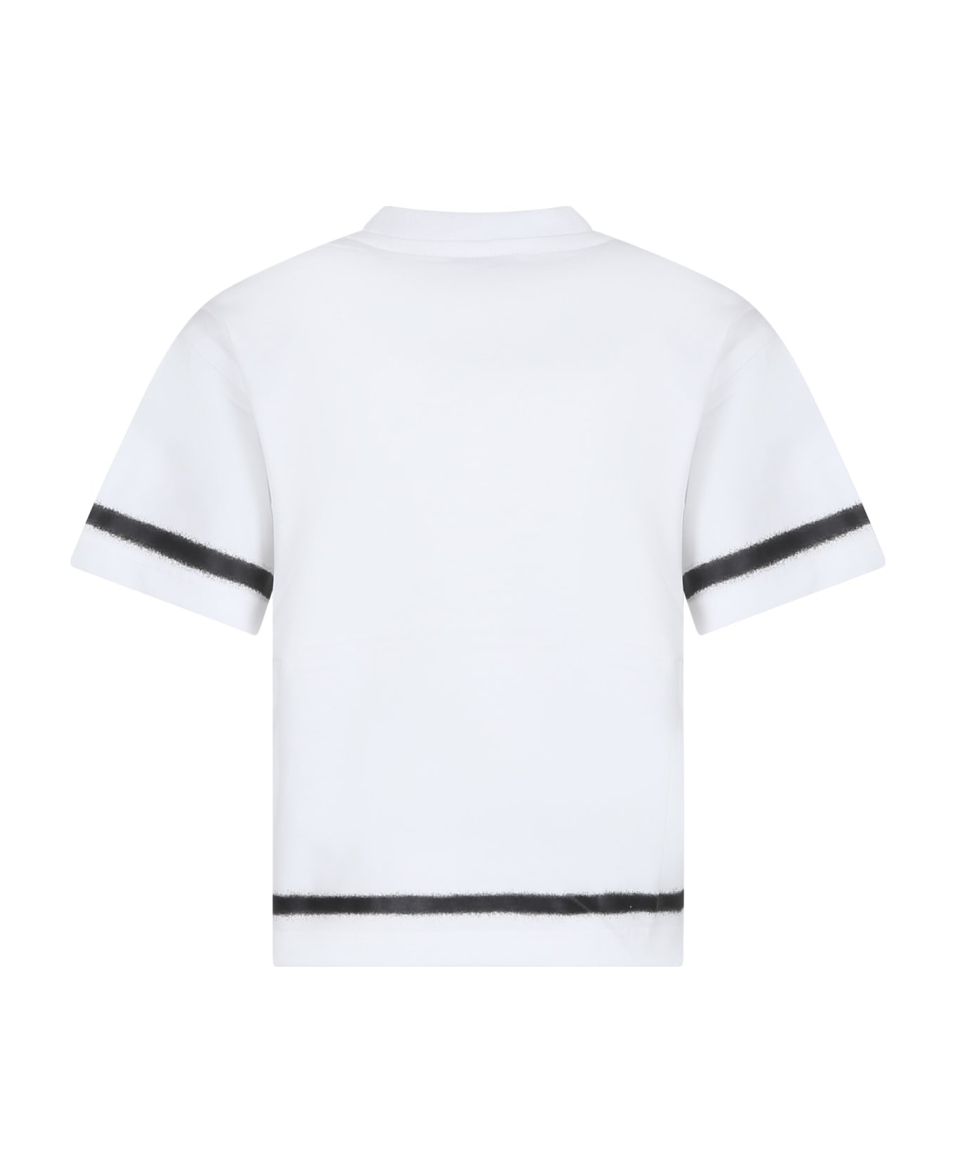 Marc Jacobs White T-shirt For Kids With Logo - White
