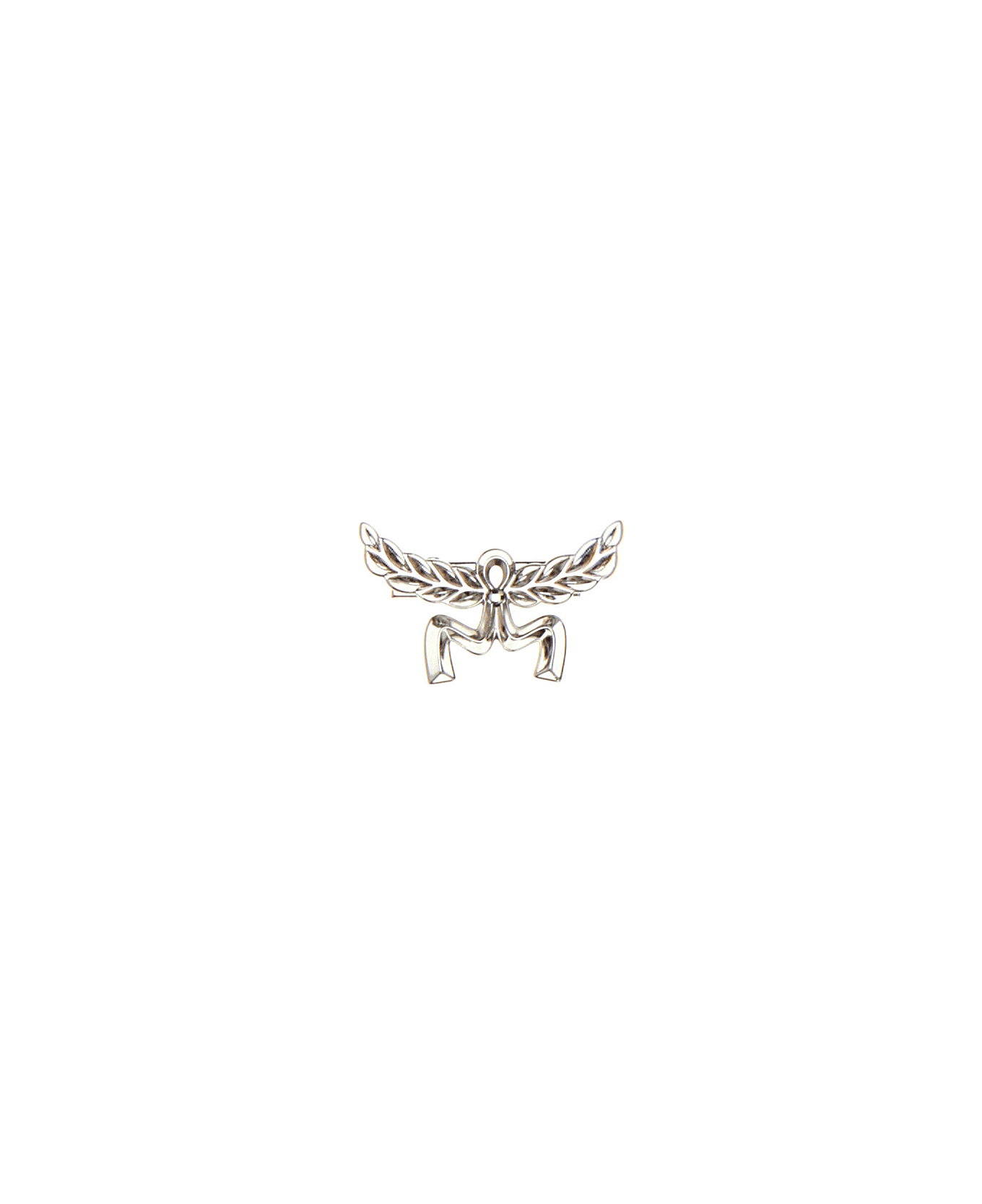 MCM Silver Metal Laurel Hair Clip - SV