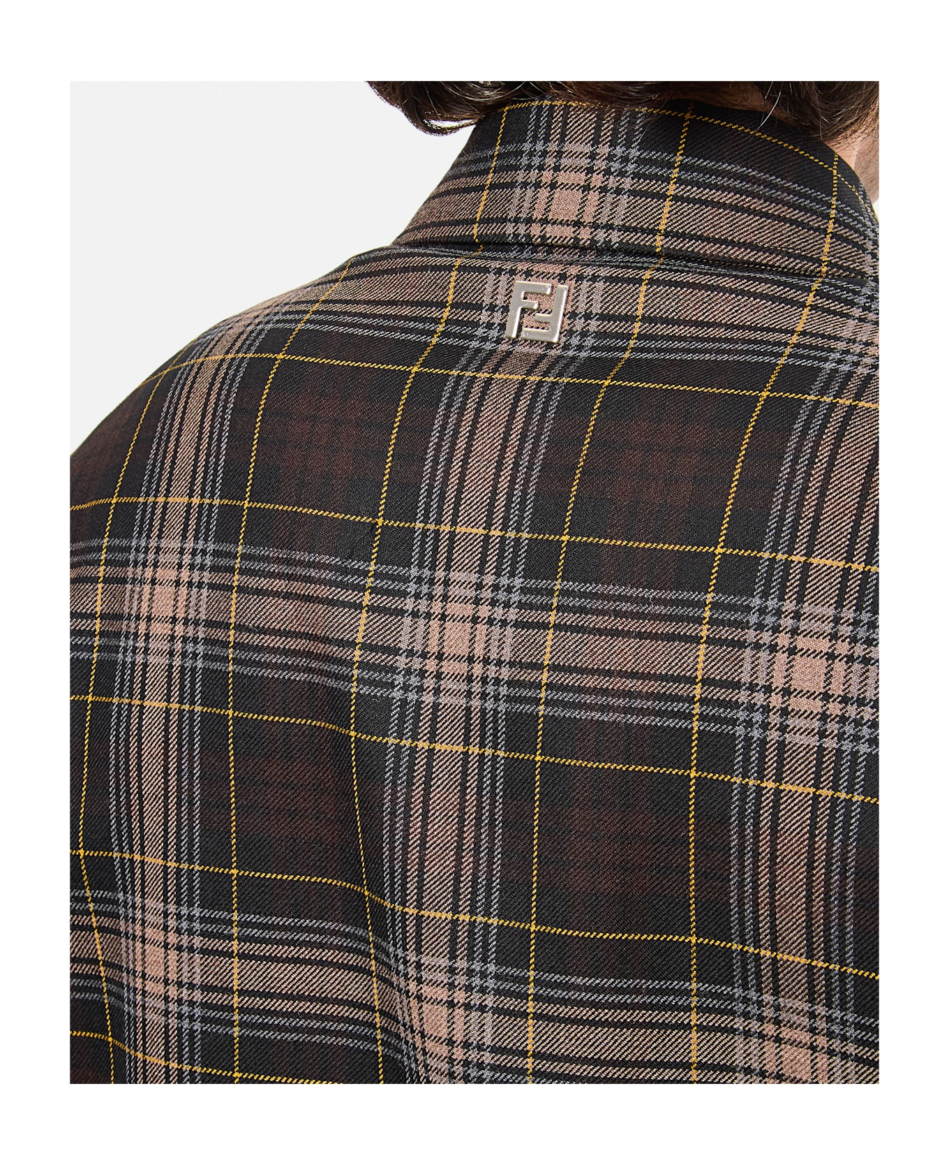 Fendi Go To Jacket Tartan - MultiColour