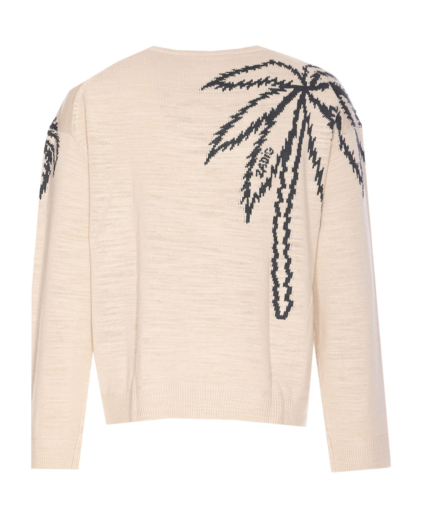 Zadig 
Voltaire Marko Palm Tree Sweater - Beige