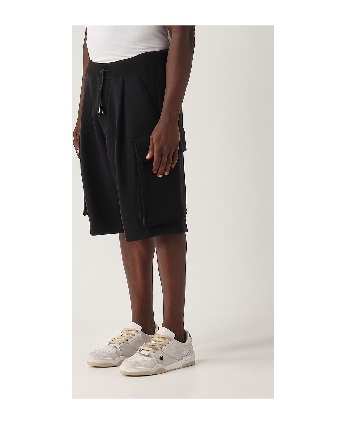 Dsquared2 Baloon Cargo Short Shorts - NERO