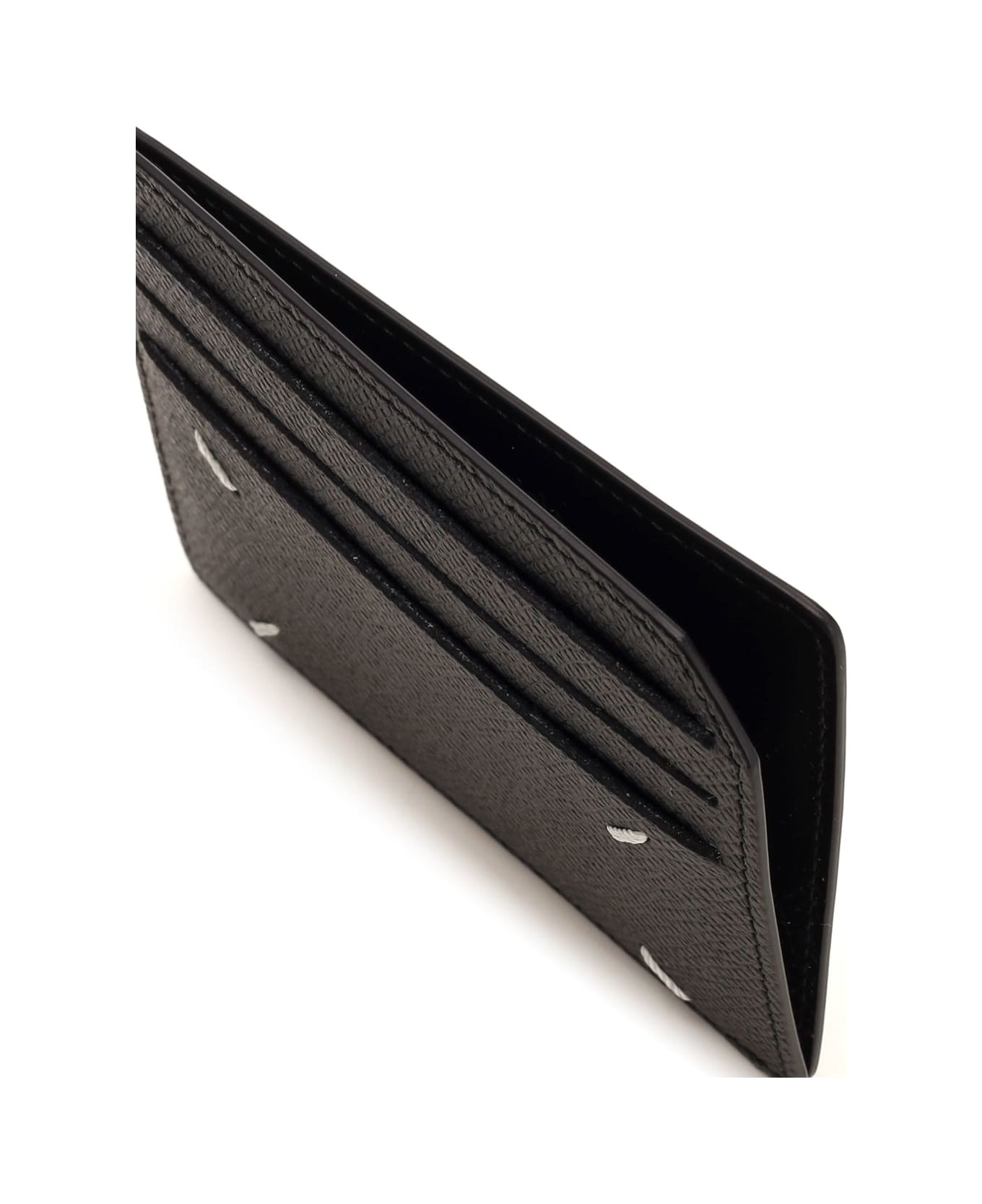 Maison Margiela "four Stitches" Card Holder - Black