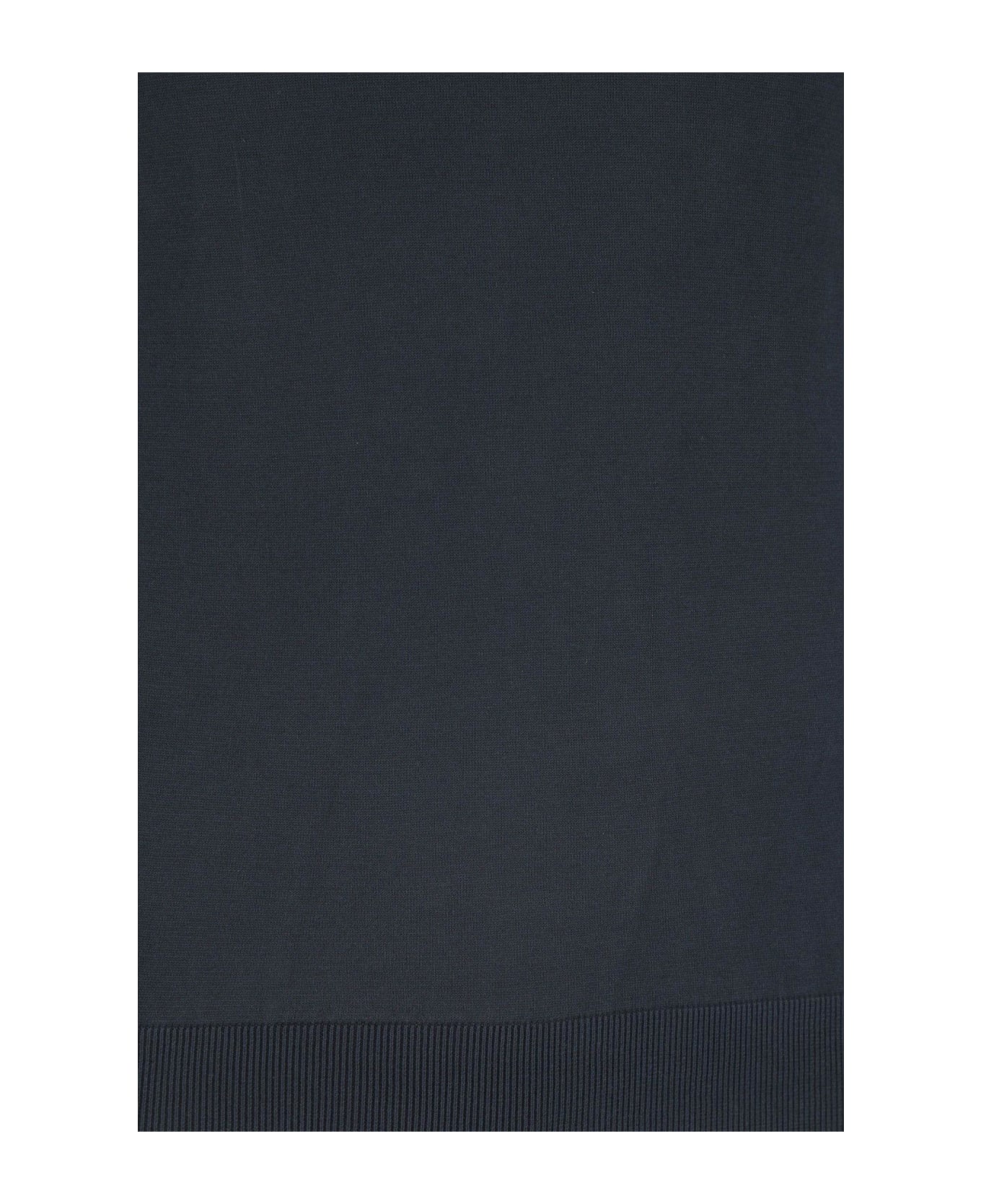 Aspesi Dark Blue Cotton Sweater - 01098 ニットウェア