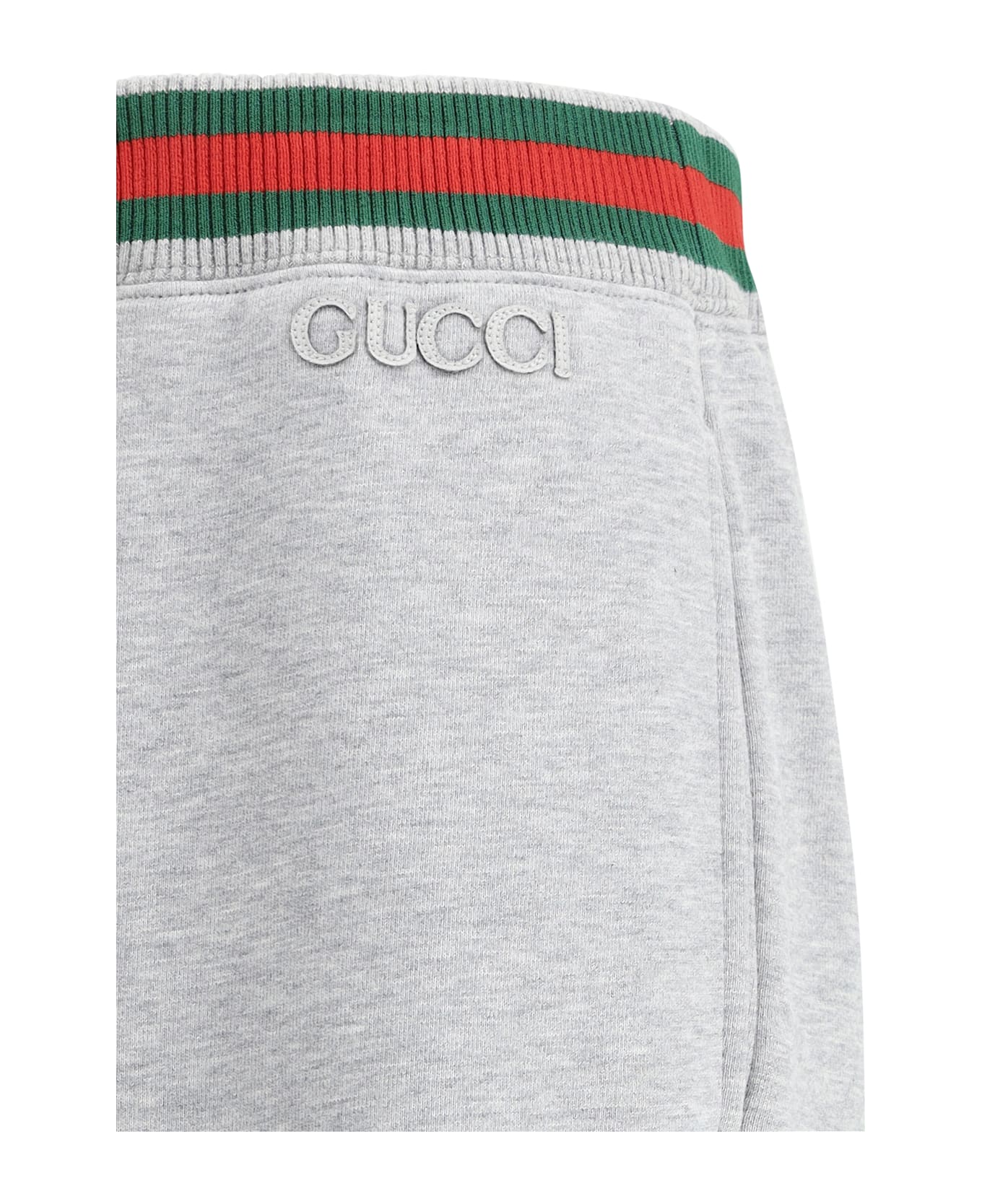 Gucci Horizontal Stripe Sweatpants - Grey Melange/mix