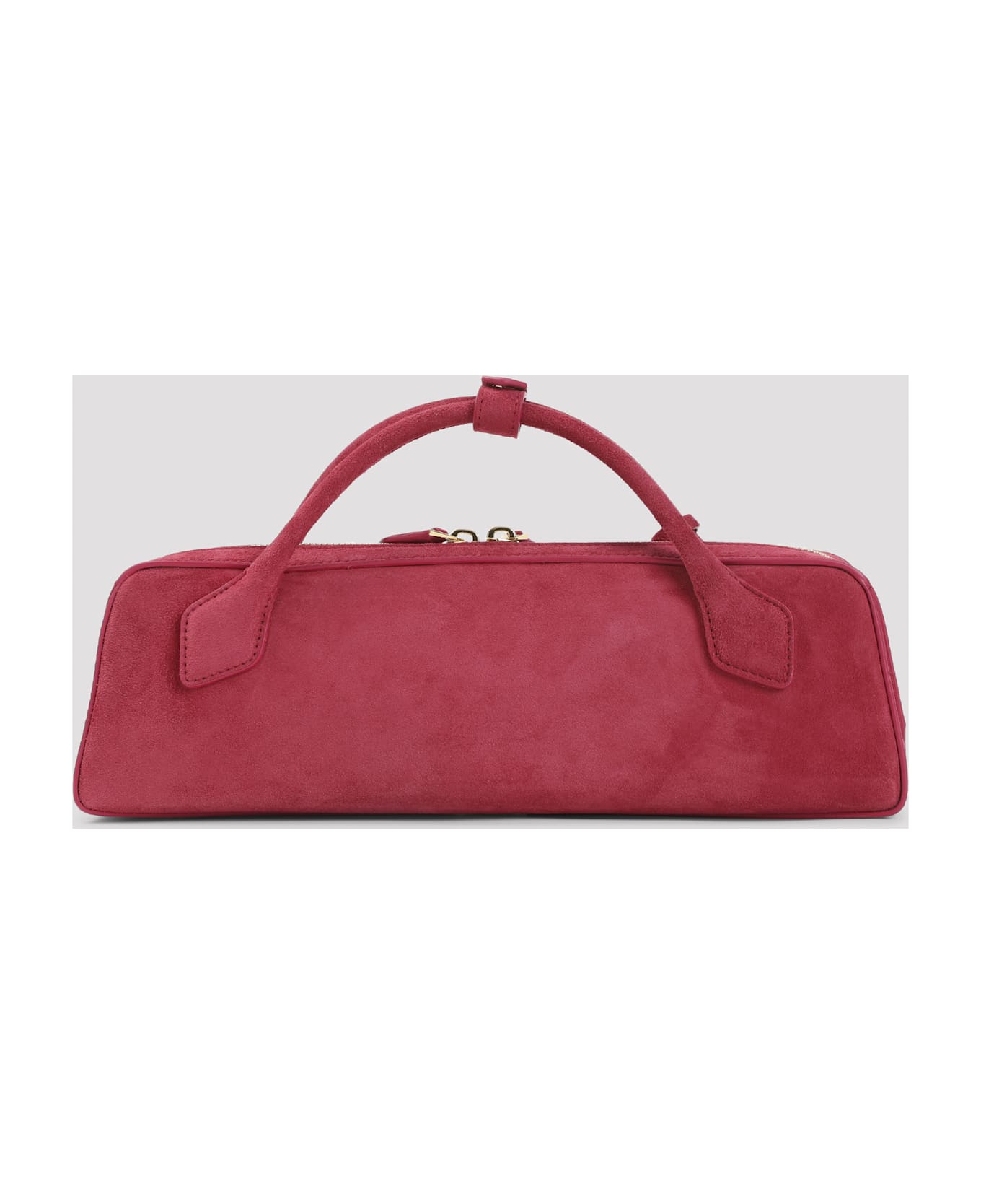 Alaia Alaïa Teckel Suede Clutch - Framboise