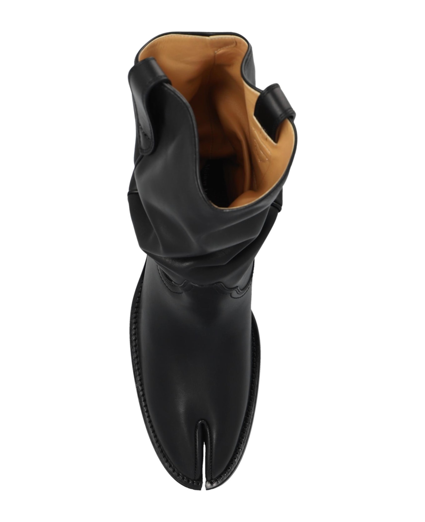 maison margiela leather ankle boots