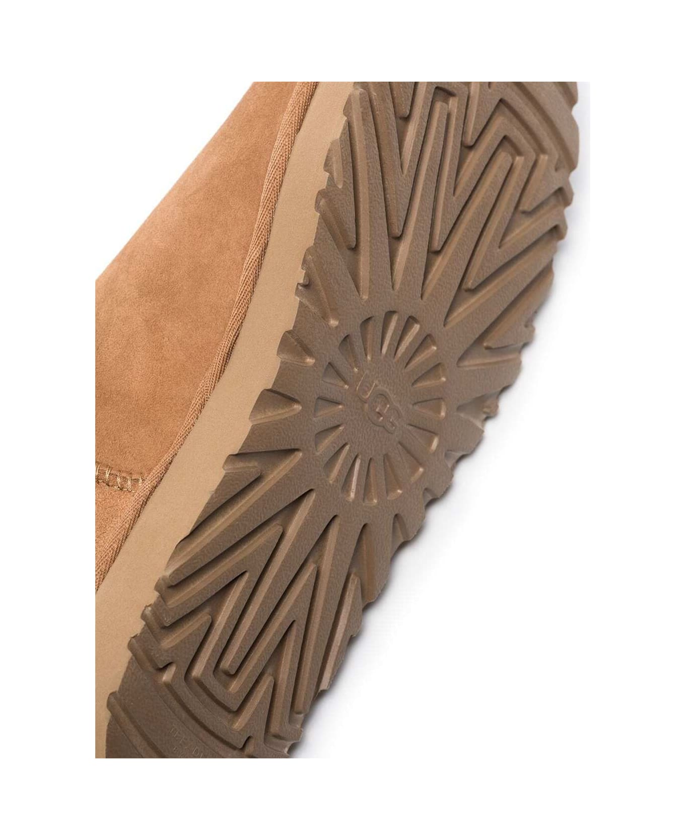 UGG Brown 
ultra Mini
 Boots In Suede Woman - Beige