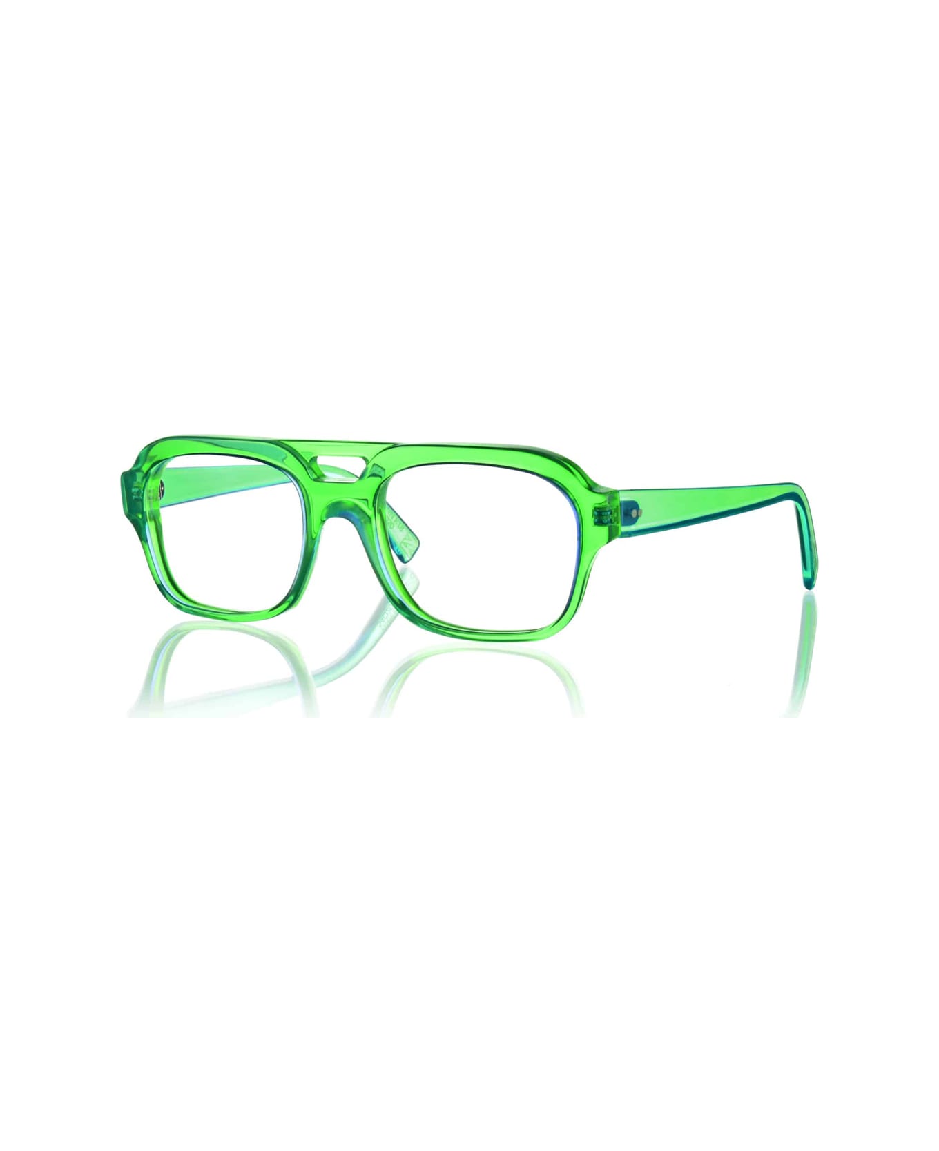 Kirk & Kirk Finn K18 Apple Glasses - Verde アイウェア