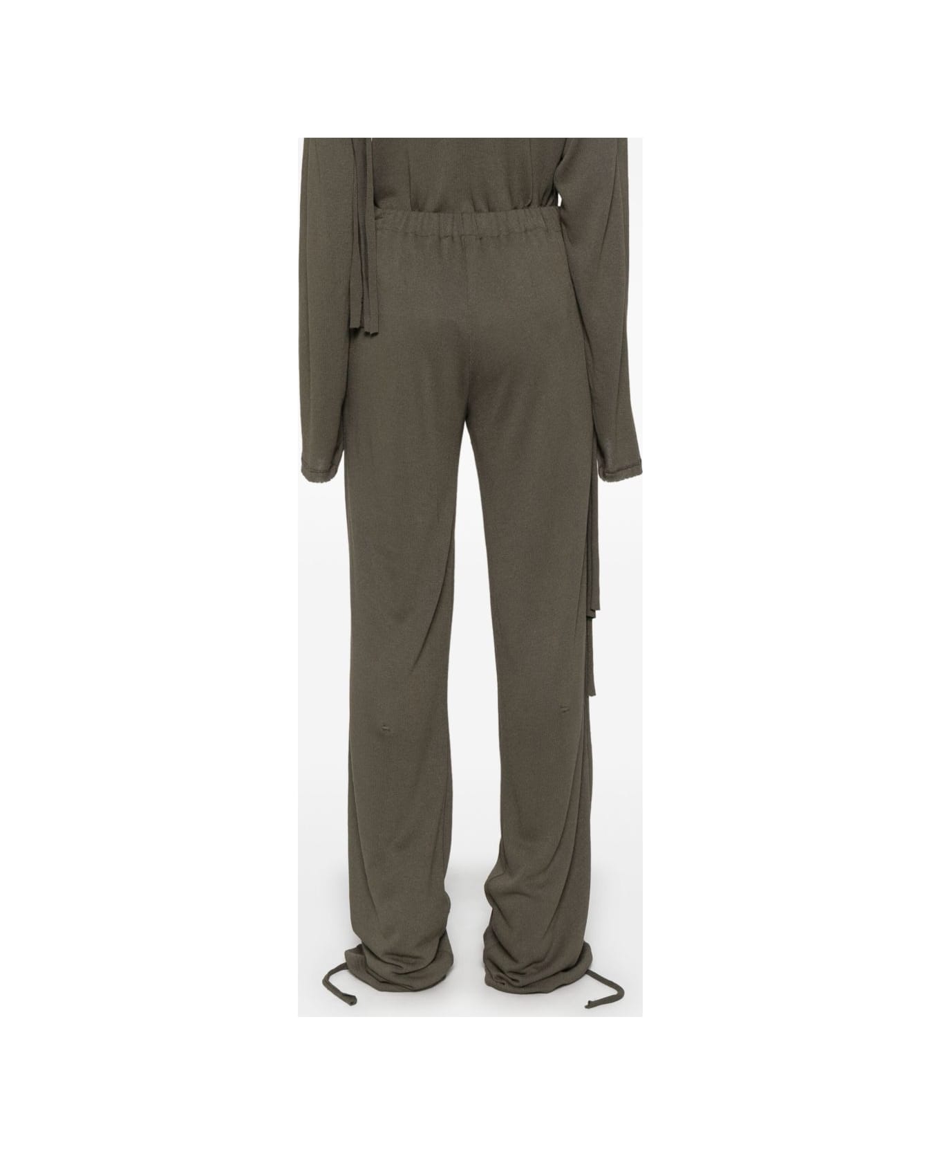 Ottolinger Linen Blend Trousers - Green