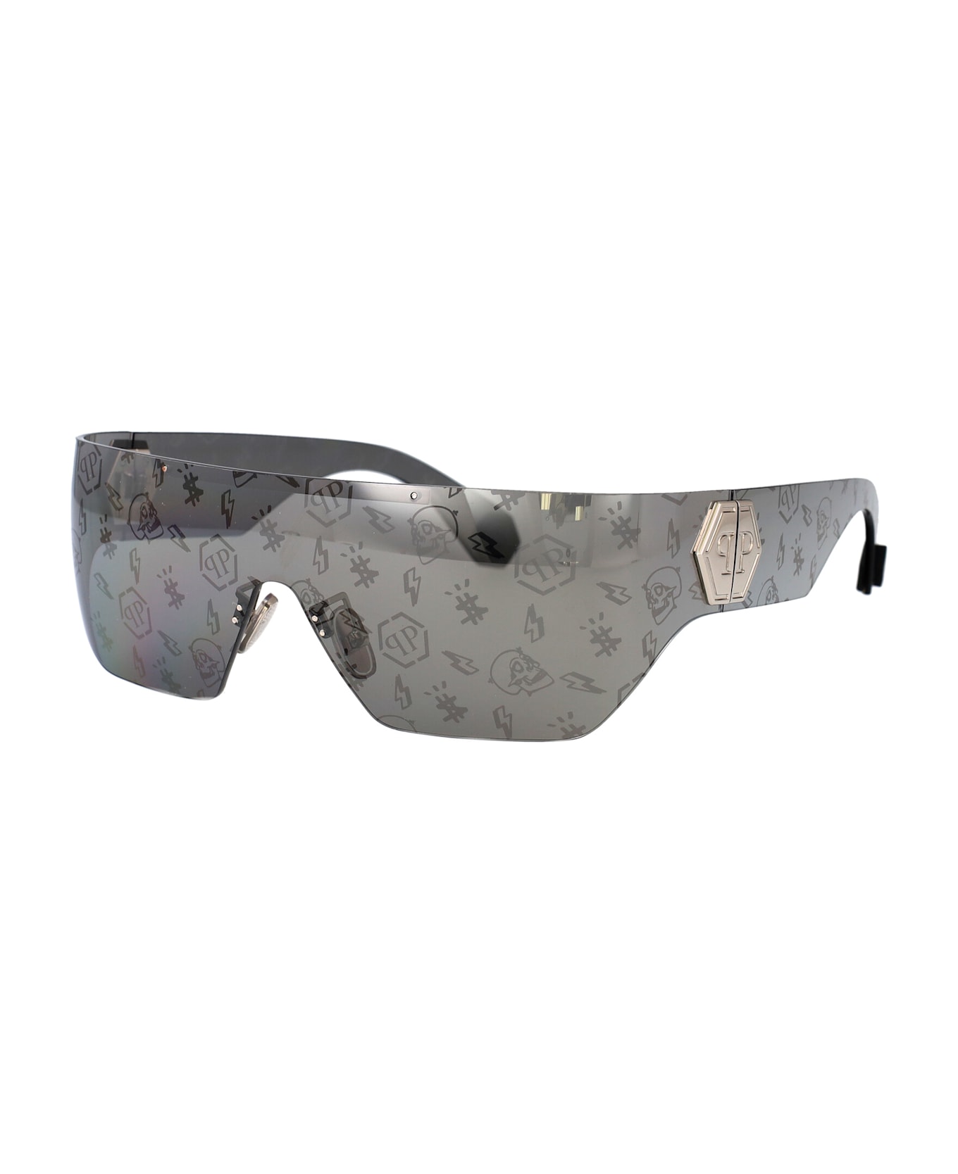 Philipp Plein Spp029m Sunglasses - 0568 BLACK