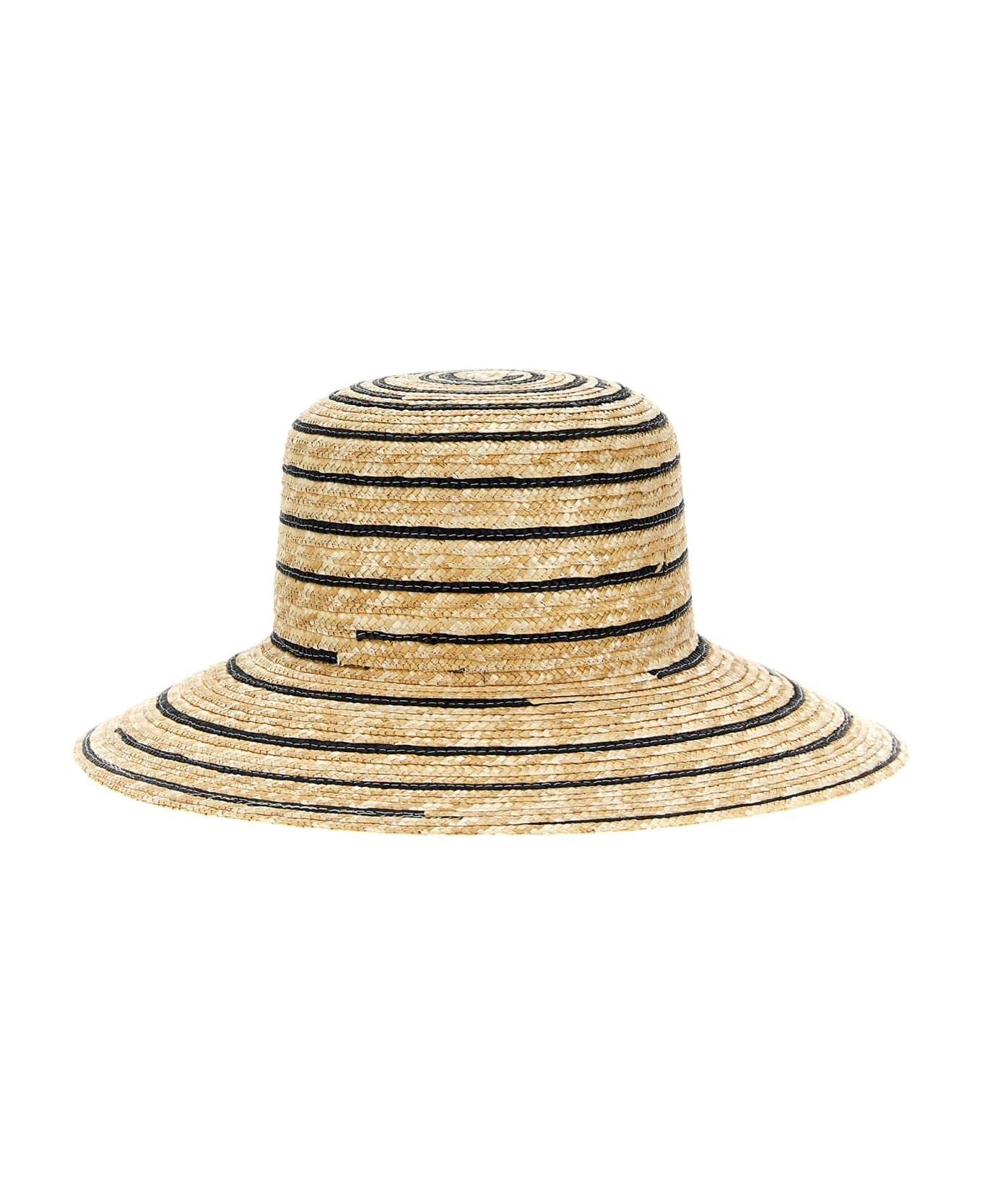 Borsalino Bicolor Straw Hat - Beige