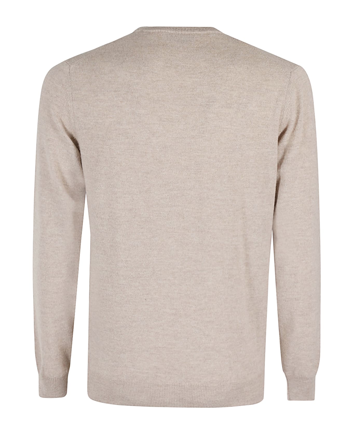 Filippo De Laurentiis Girocollo Ml Lana Cashmere - Beige