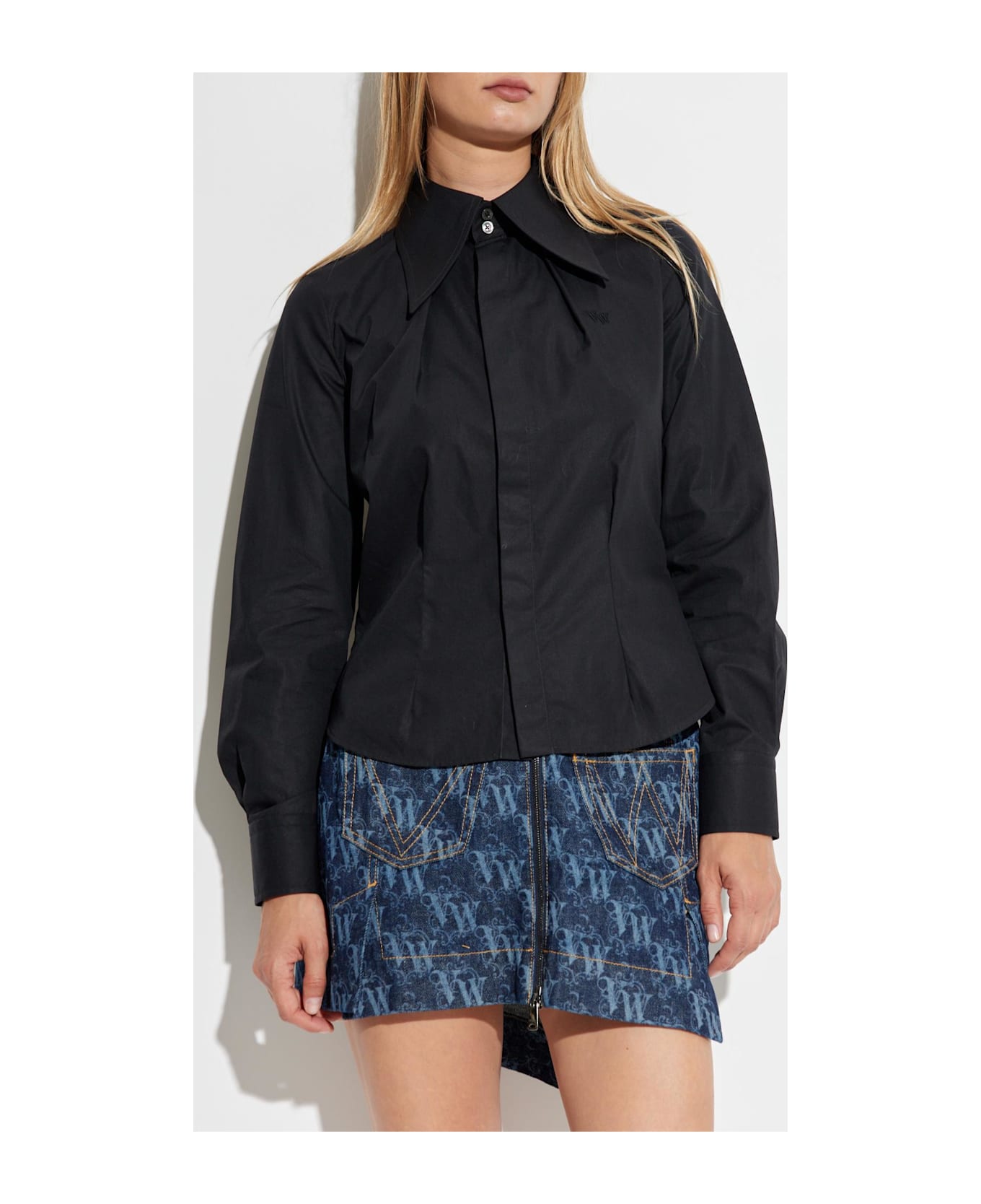 Vivienne Westwood Shirt With Logo - BLACK