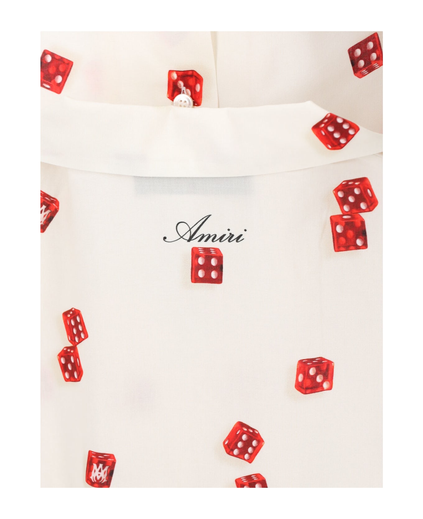 AMIRI 
dice
 Bowling Shirt - Cream