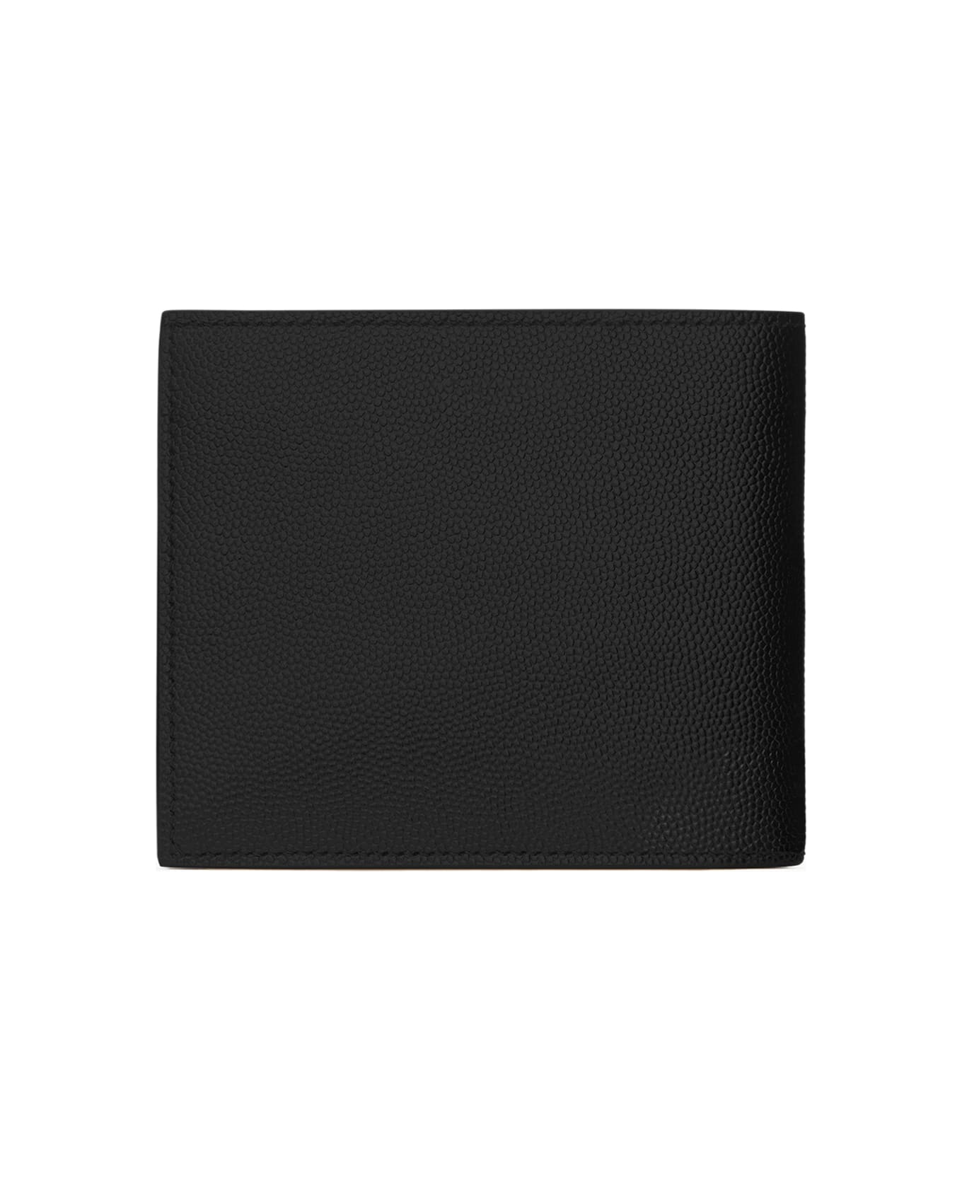 Saint Laurent Wallet In Leather With Coin Purse - Black 財布
