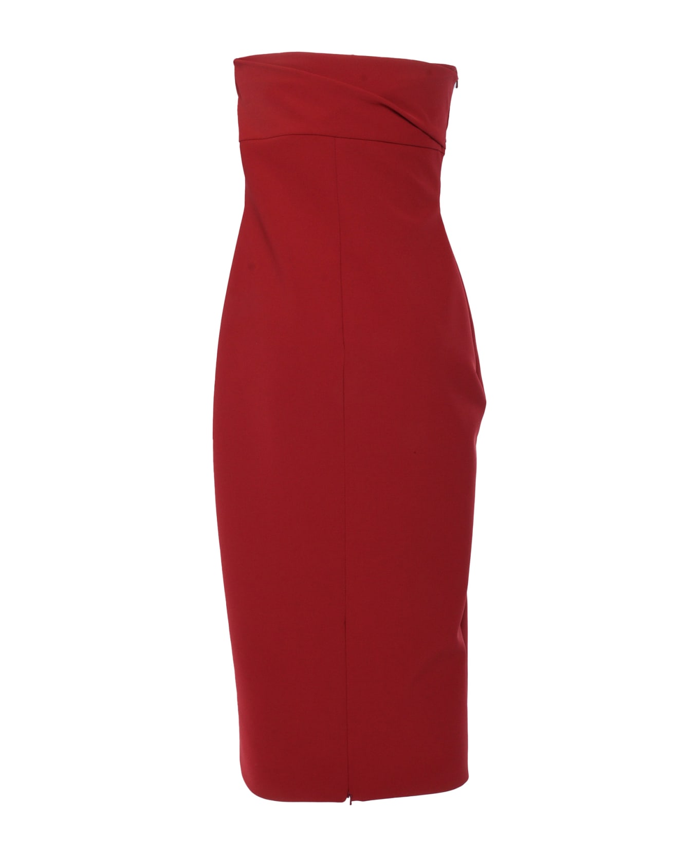 Philosophy di Lorenzo Serafini Red Midi Dress - RED
