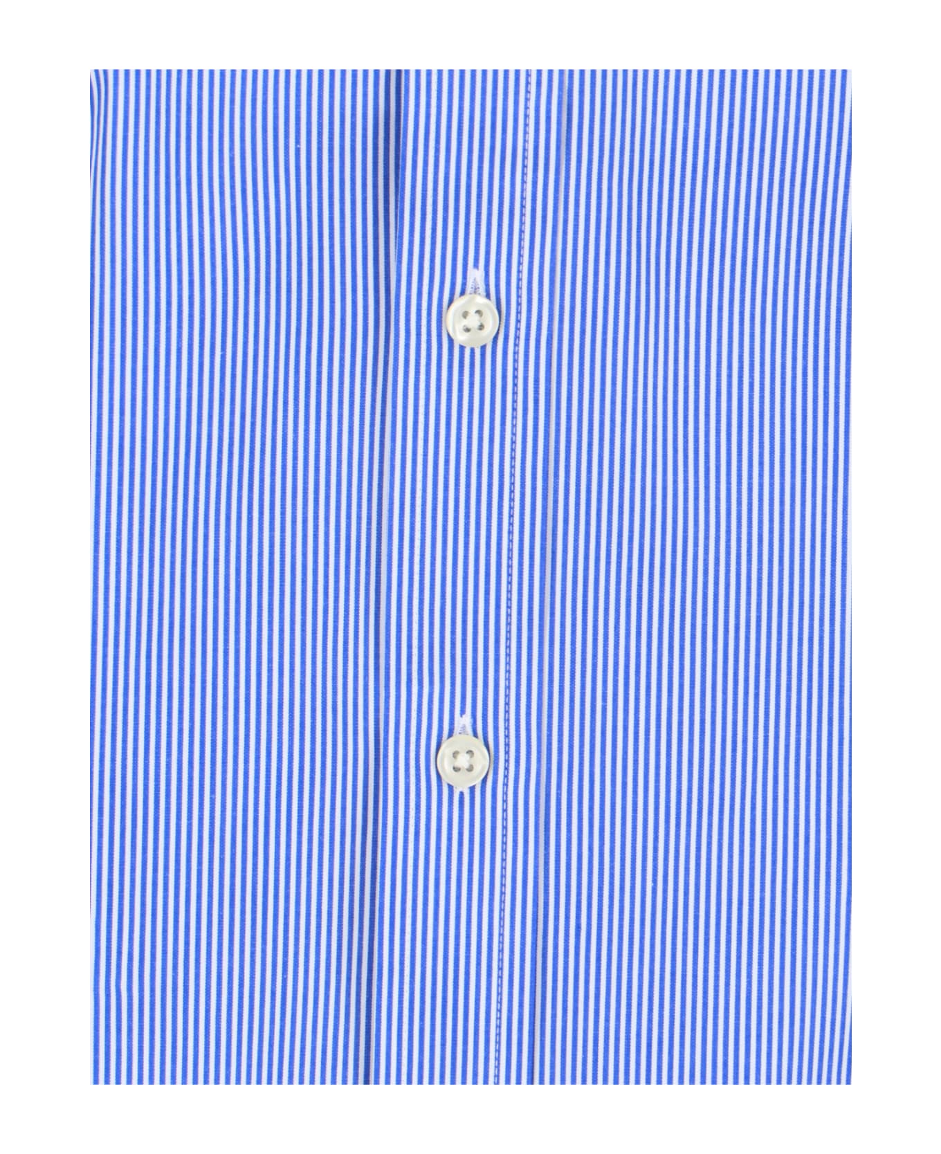 Ralph Lauren 
oxford
 Logo Shirt - 2866 BLUE/WHITE HAIRLINE STRIP
