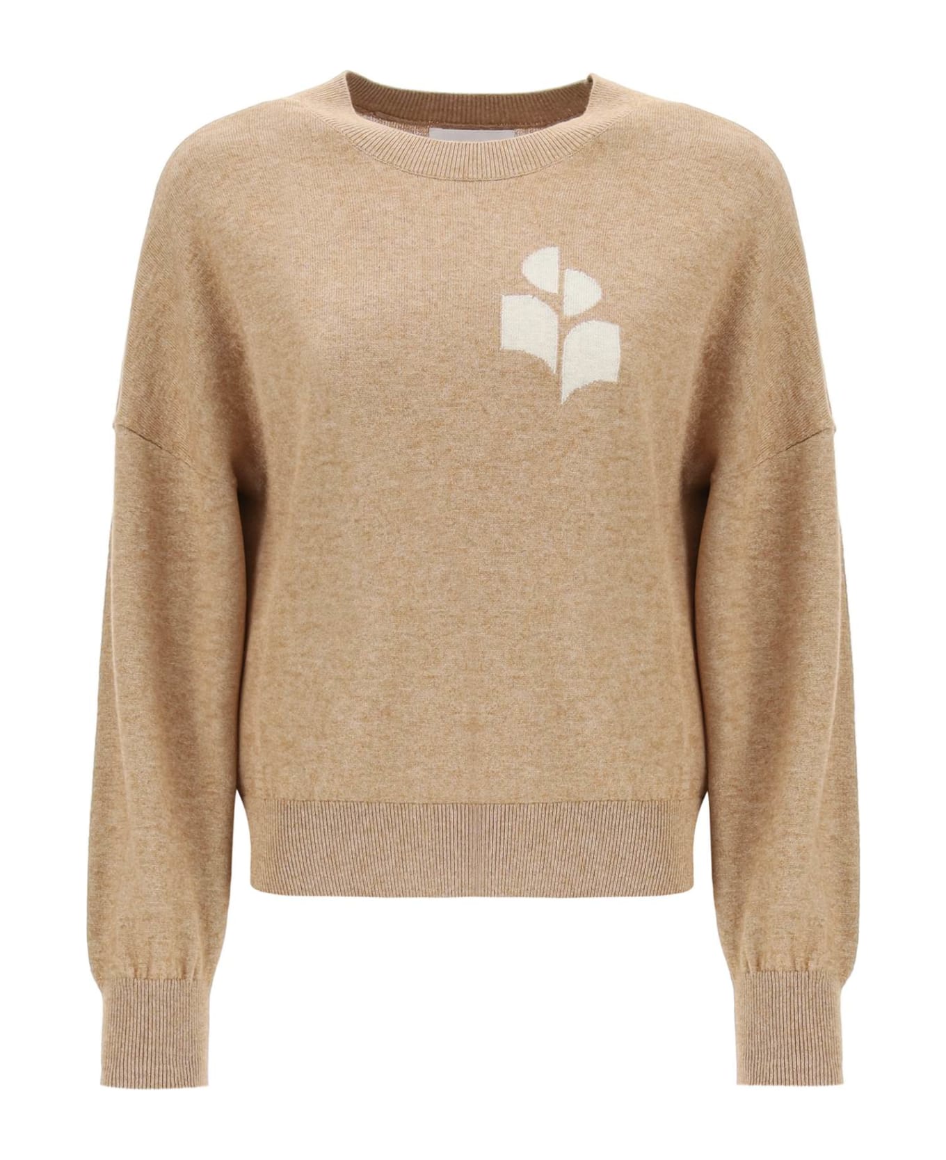 Marant Étoile Marisans Sweater With Logo Intarsia - CAMEL (Beige)