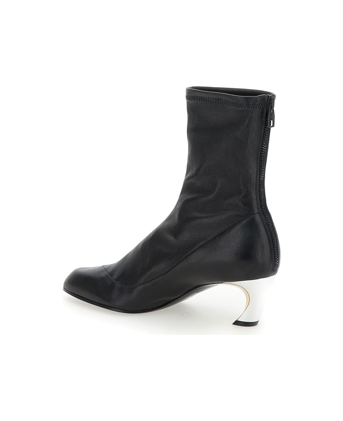 Alexander McQueen Boot Armadillo Heel - Black