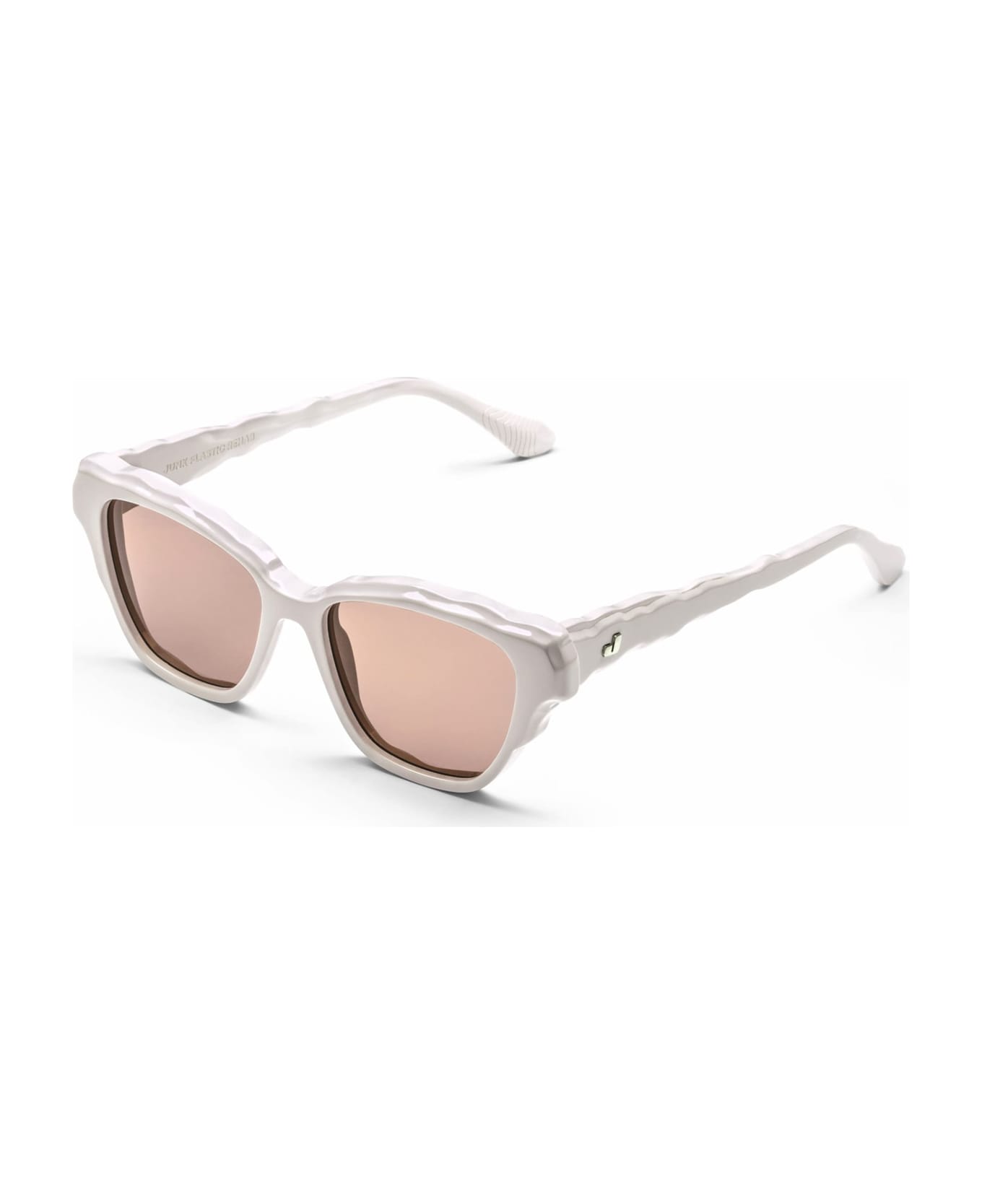 Junk Plastic Rehab Jargon - Ghost Sunglasses - White