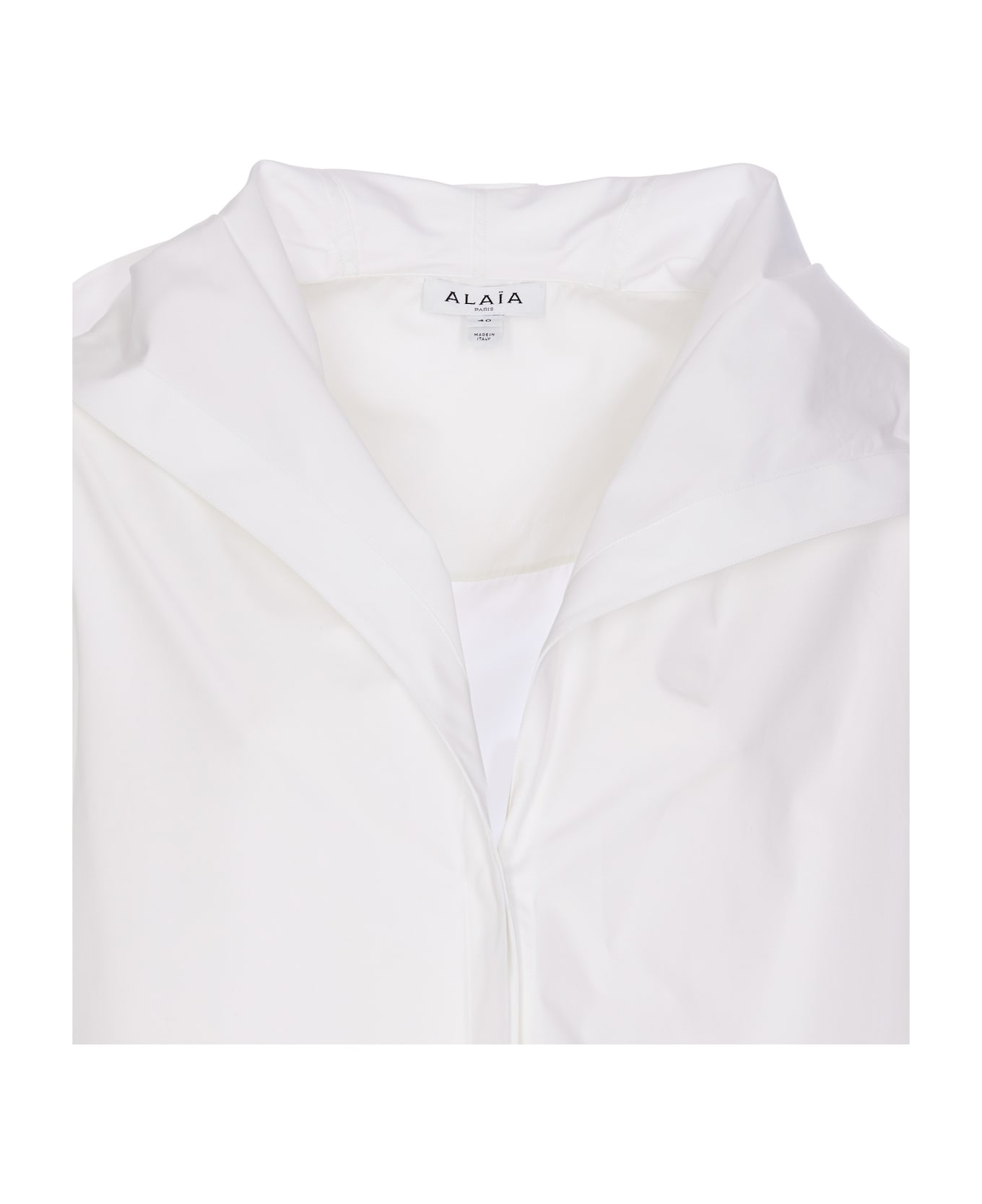 Alaia Hooded Shirt - White