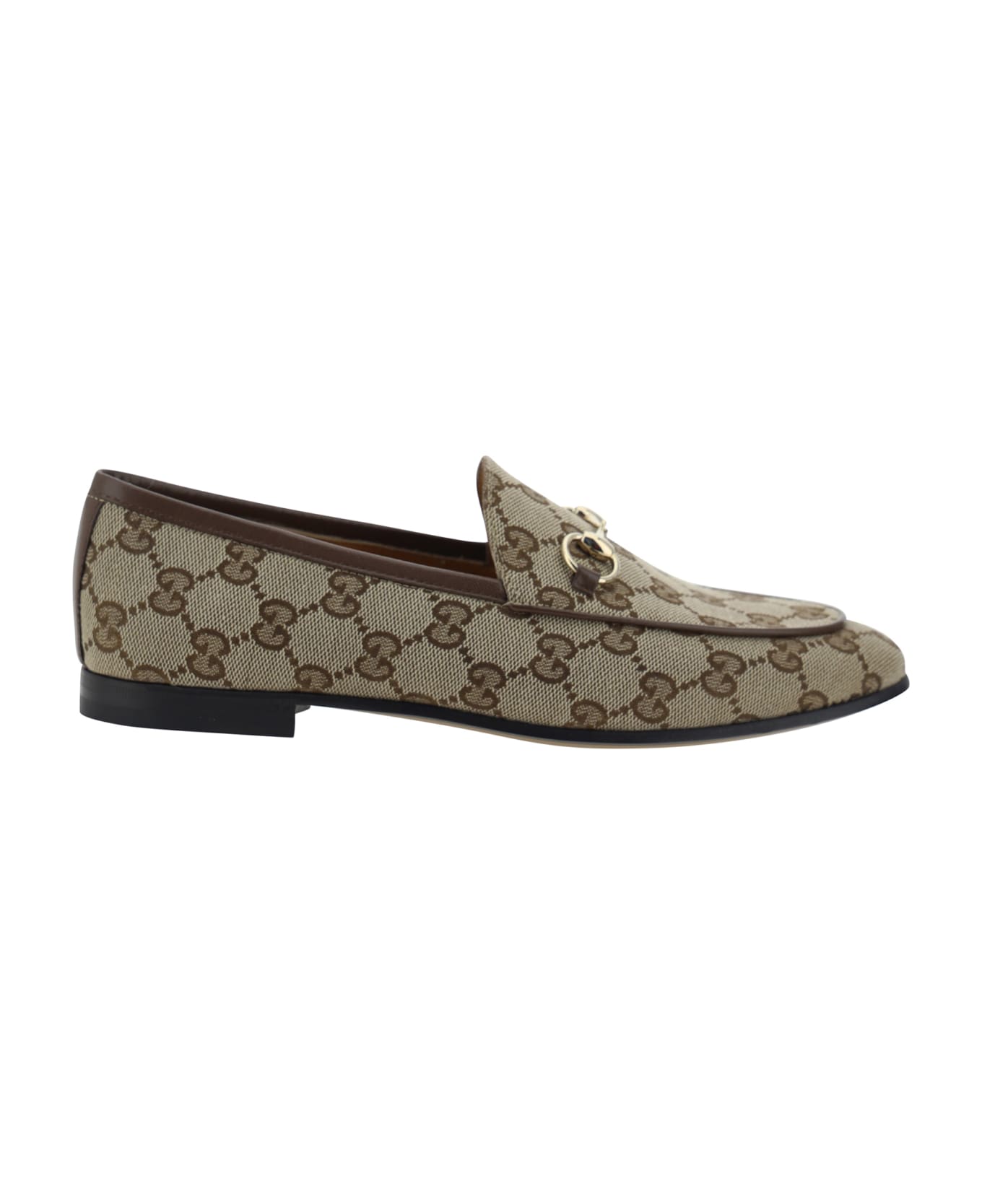 Gucci Jordaan Loafers - Beige Ebony/n.acero