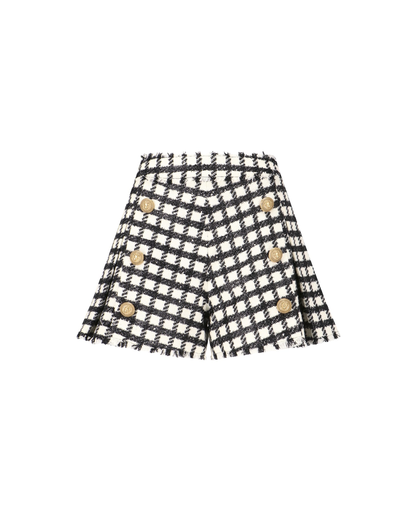 Balmain Tweed Shorts - Bianco ショートパンツ