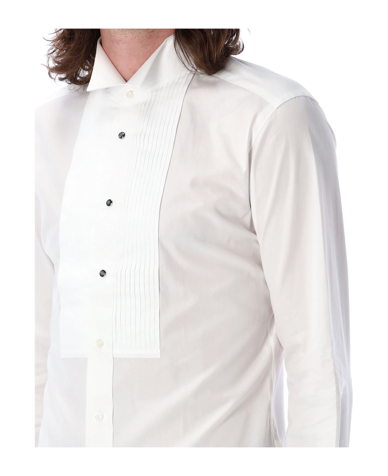 Junya Watanabe Smocking Shirt - White
