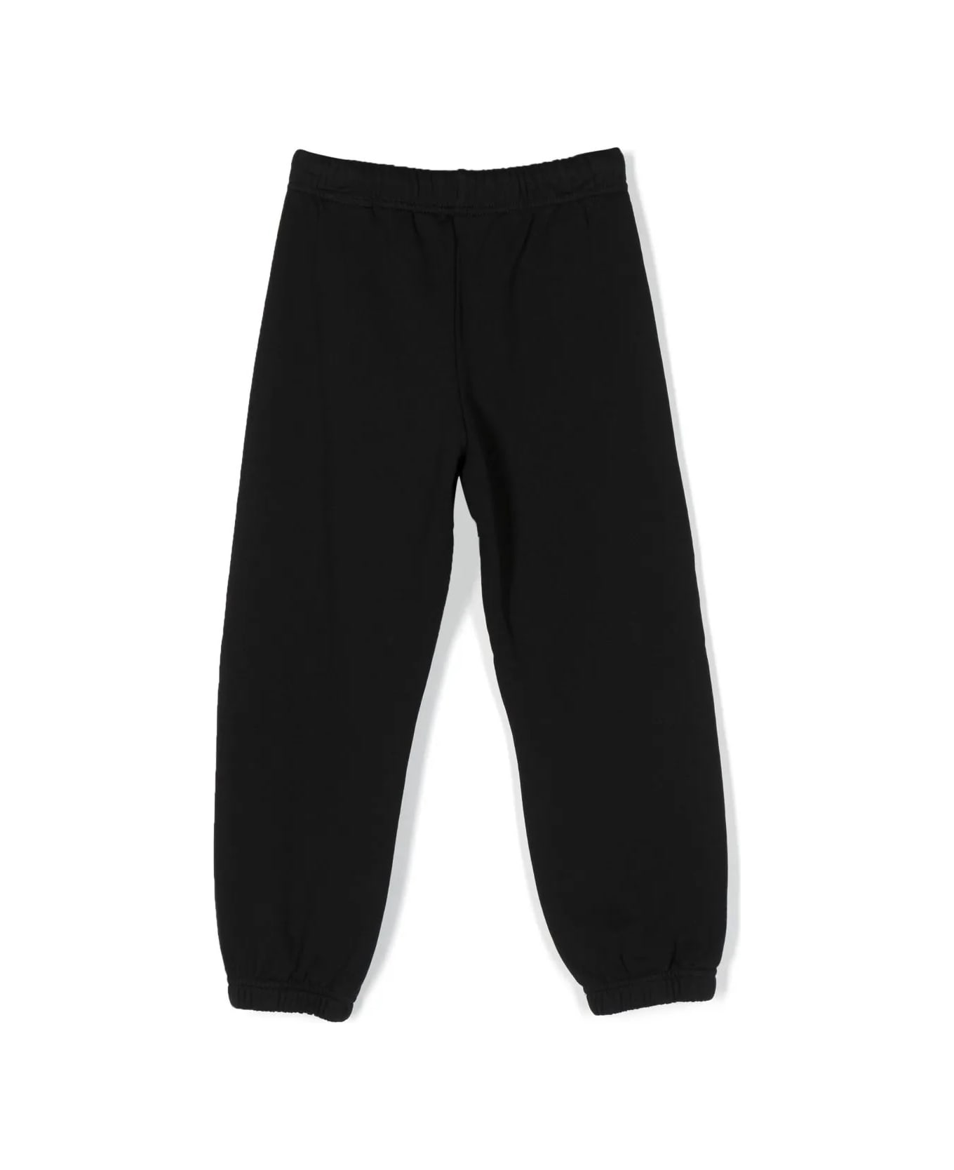 Palm Angels Black Joggers With Logo - Black ボトムス