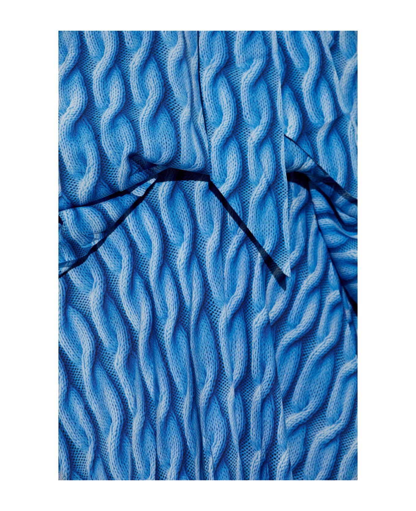 Balenciaga Dress With Print - Blue