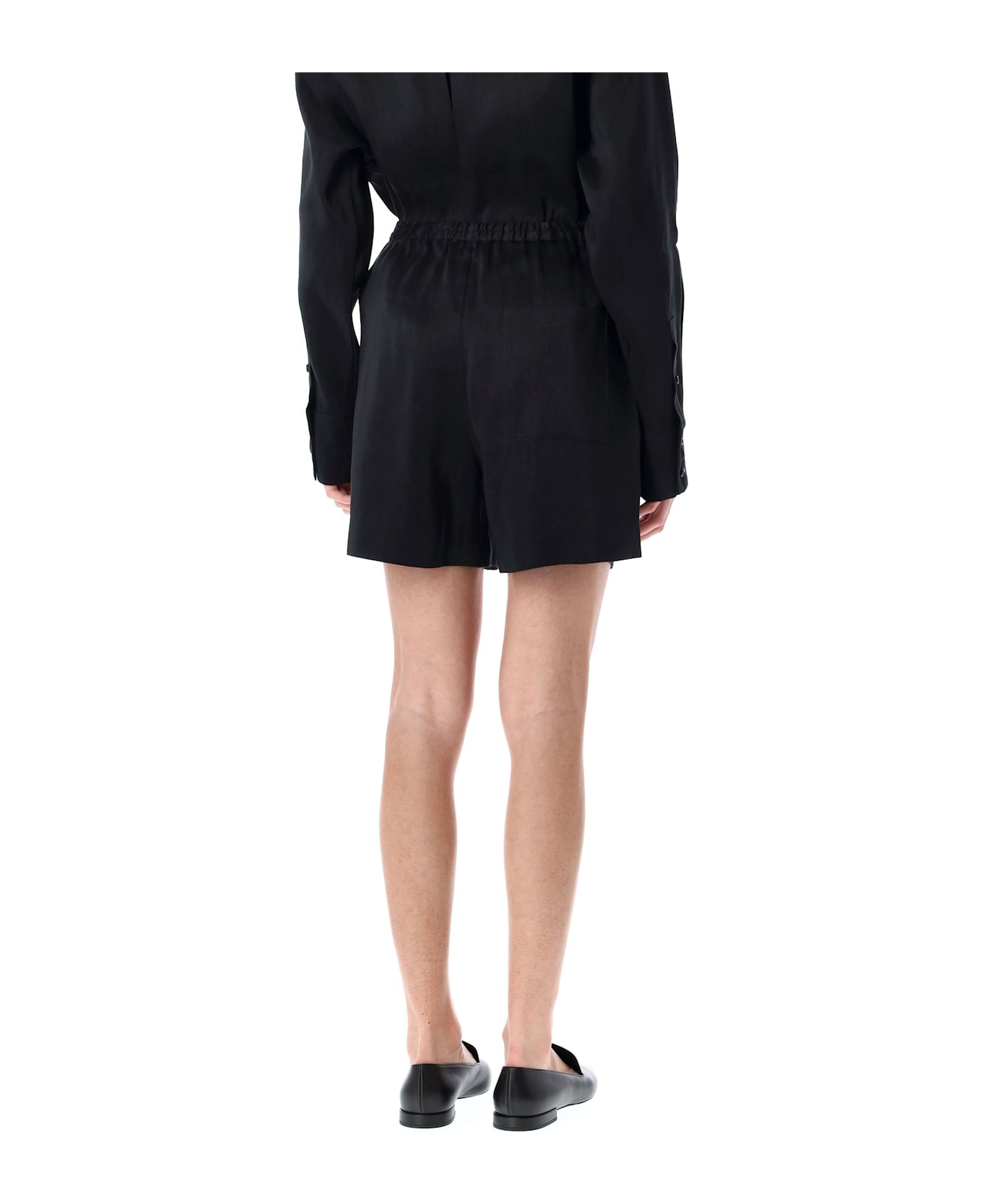 Loulou Studio Adonia Shorts - BLACK